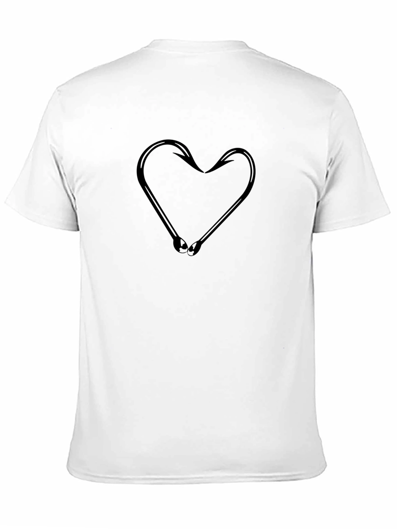 Fishing Hook Heart T-Shirt