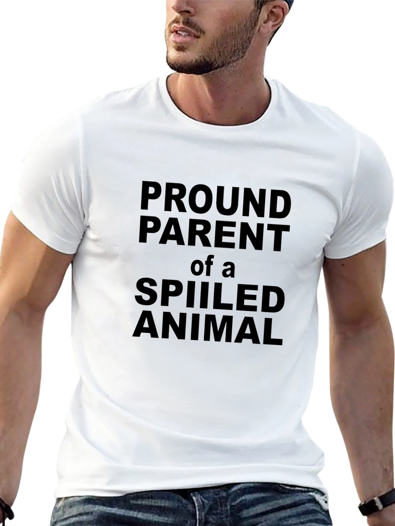 Proud Parent Spoiled Animal Graphic T-Shirt