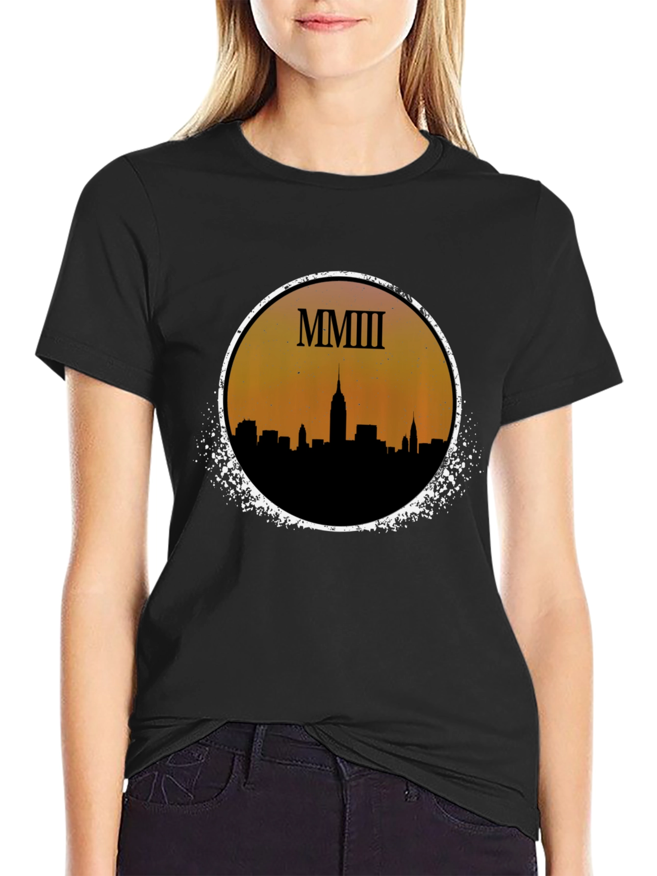 MMIII Cityscape Black Graphic Tee