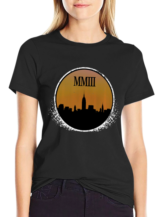 MMIII Cityscape Black Graphic Tee