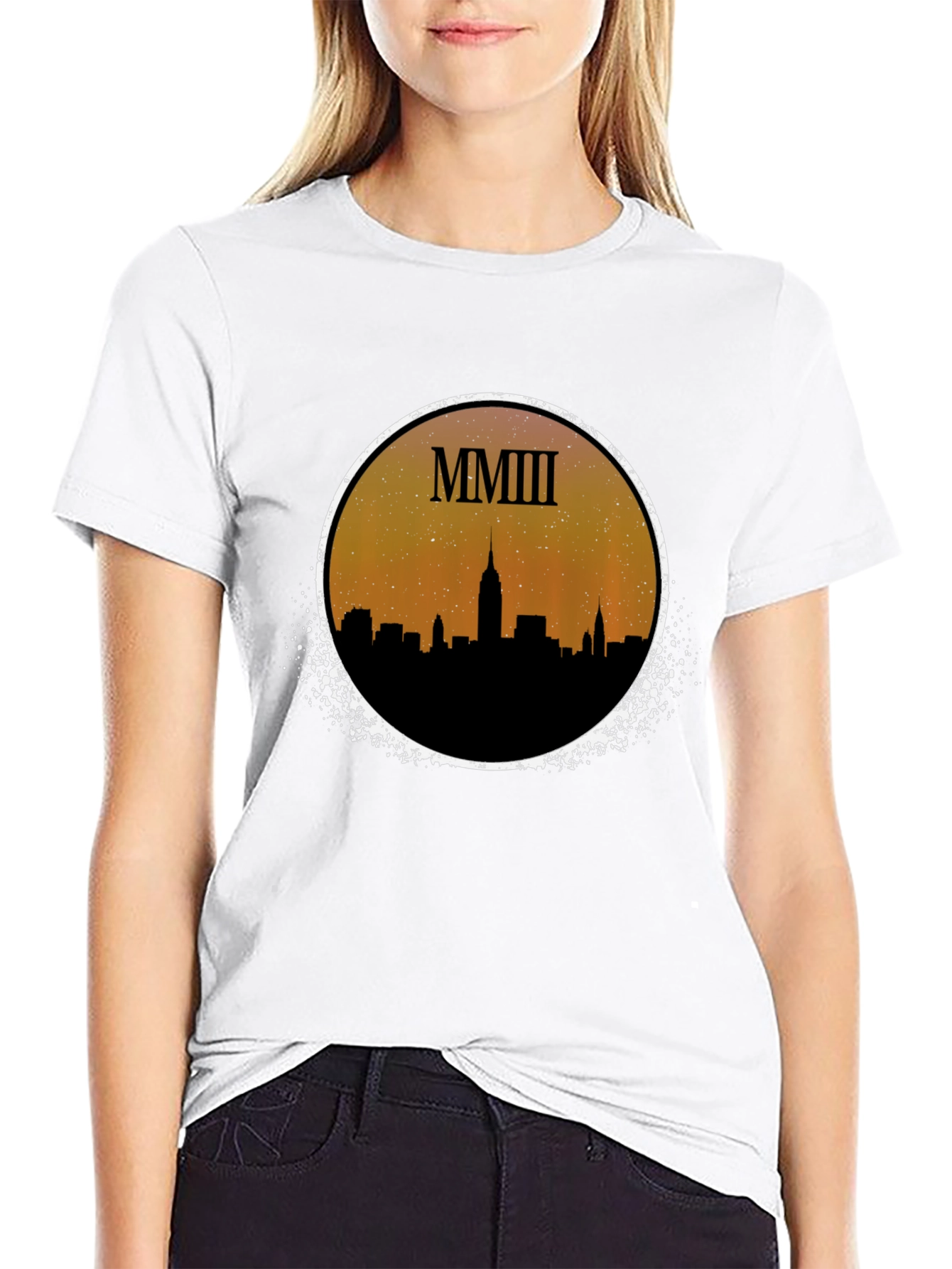MMIII Cityscape Black Graphic Tee