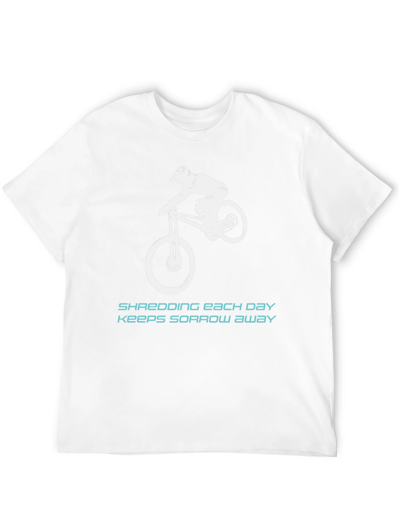Shredding Away Sorrow Black Graphic Tee