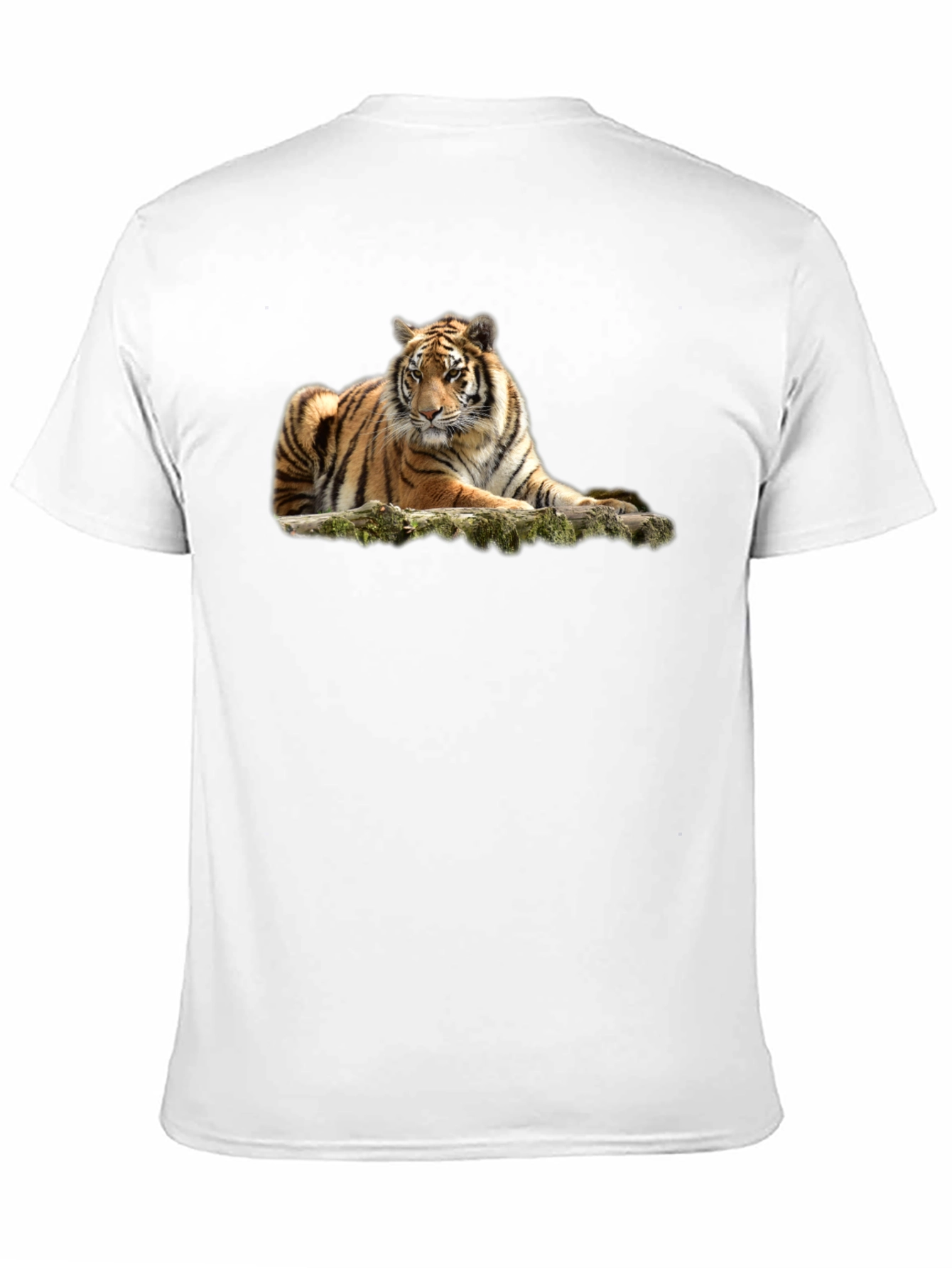 Tiger Graphic T-Shirt - Black Crew Neck Tee