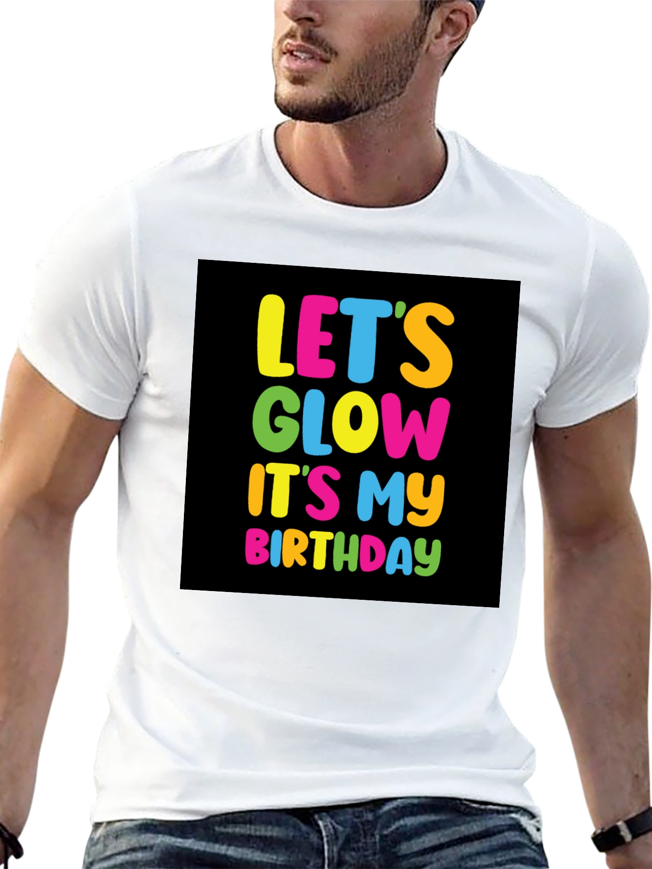 Lets Glow Birthday T-Shirt