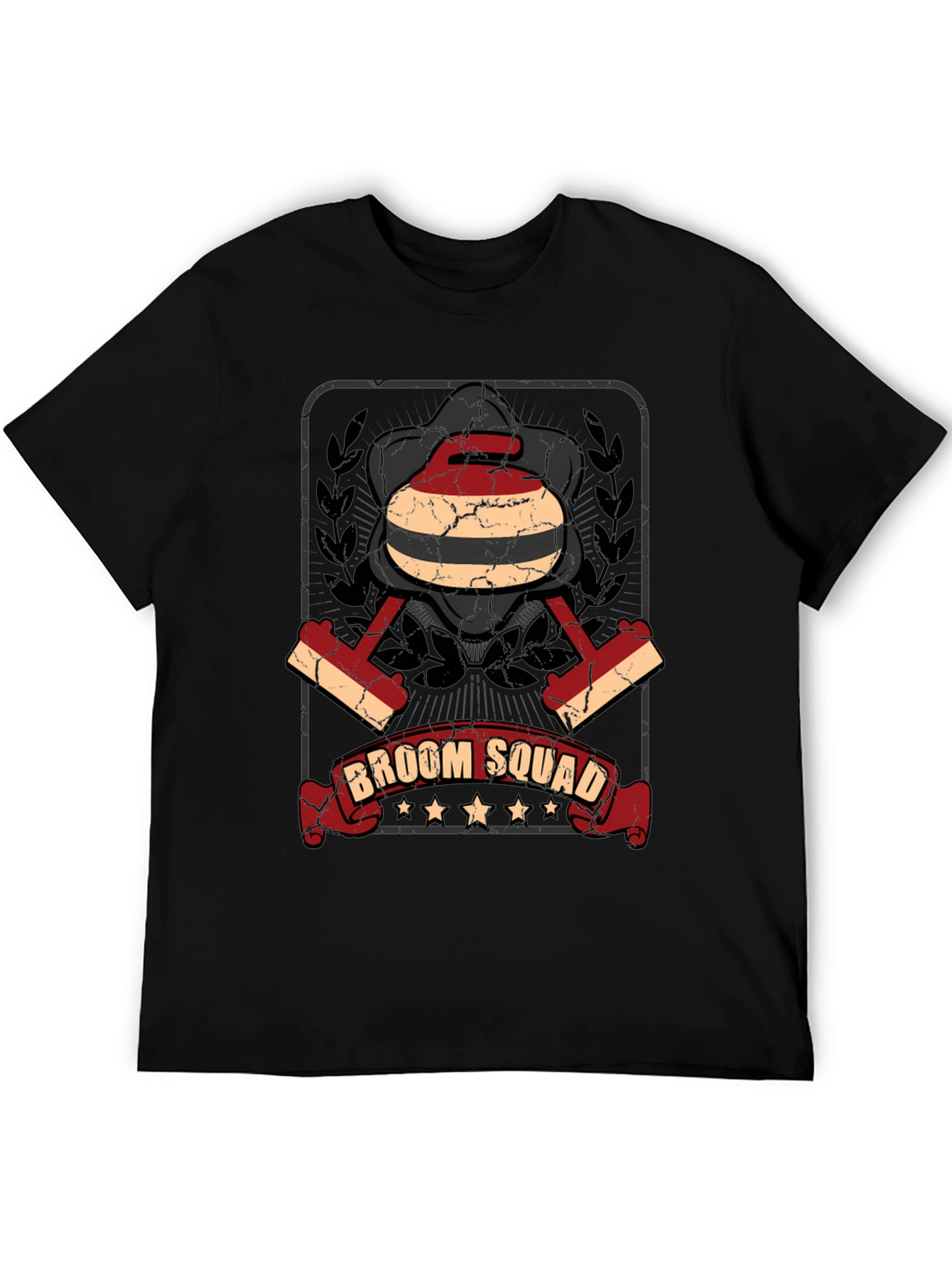 Broom Squad Graphic Tee - Curling Team Shirt
