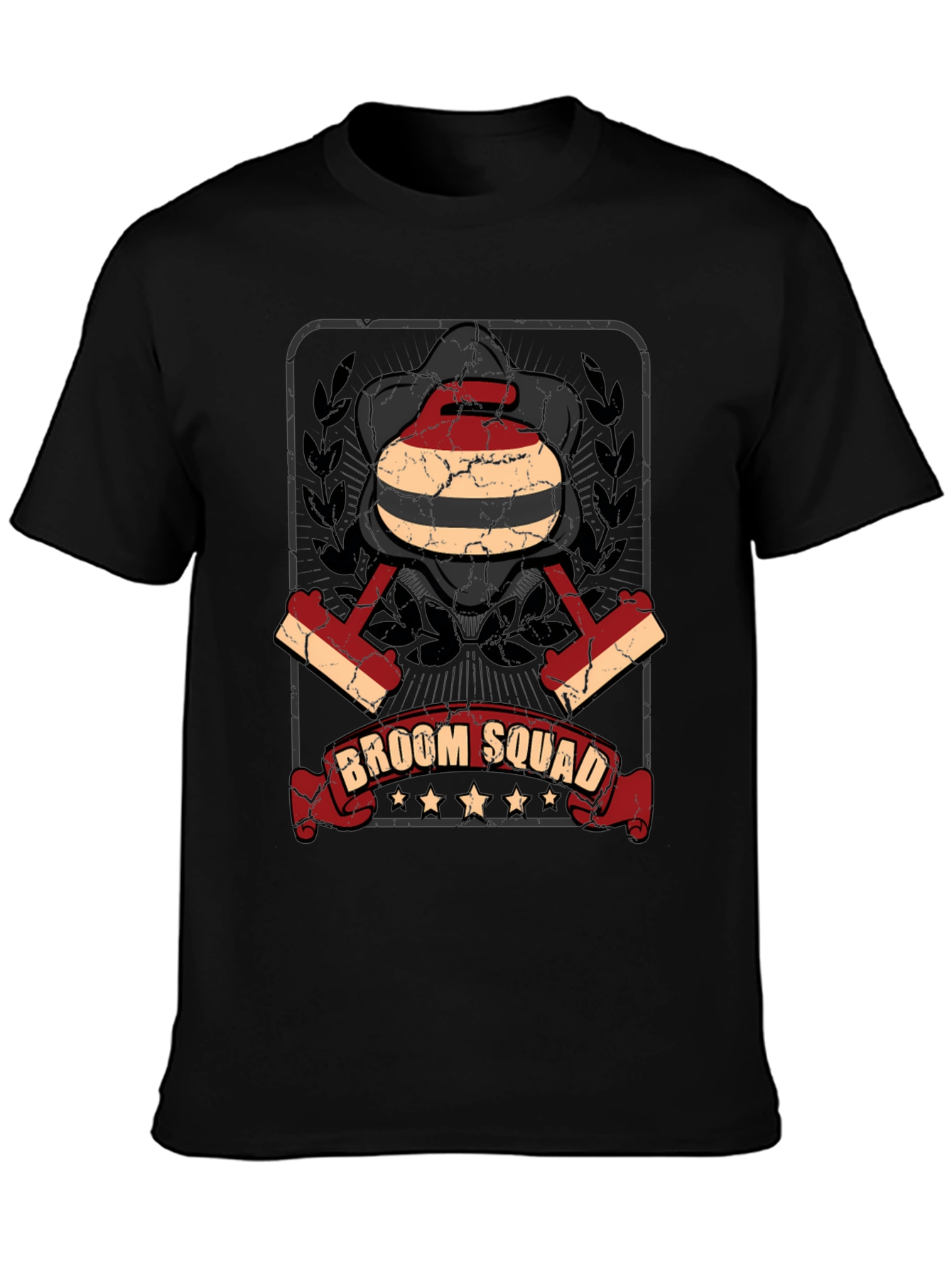Broom Squad Graphic Tee - Curling Team Shirt