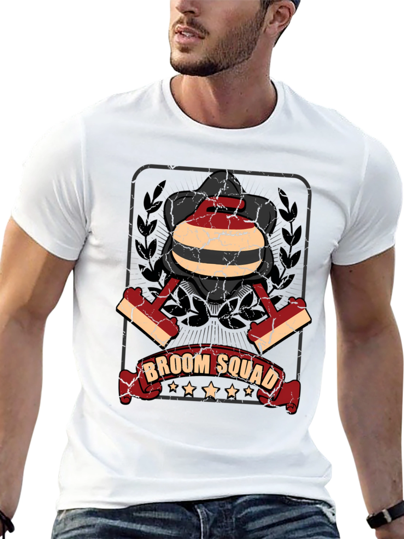 Broom Squad Graphic Tee - Curling Team Shirt