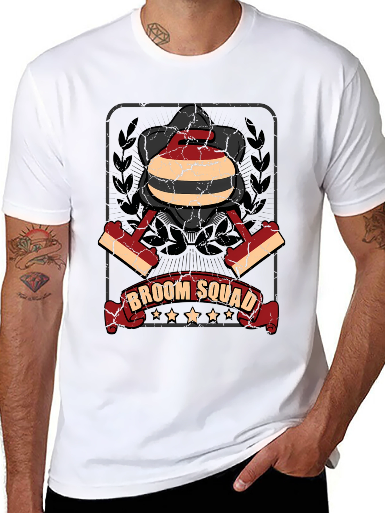 Broom Squad Graphic Tee - Curling Team Shirt