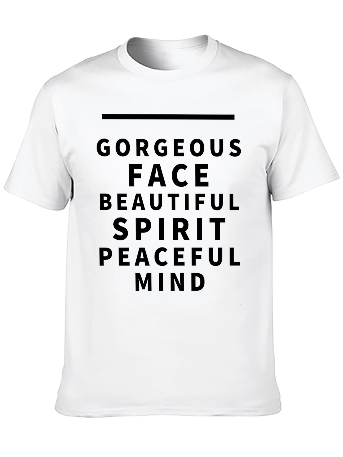 Gorgeous Face Graphic Print T-Shirt