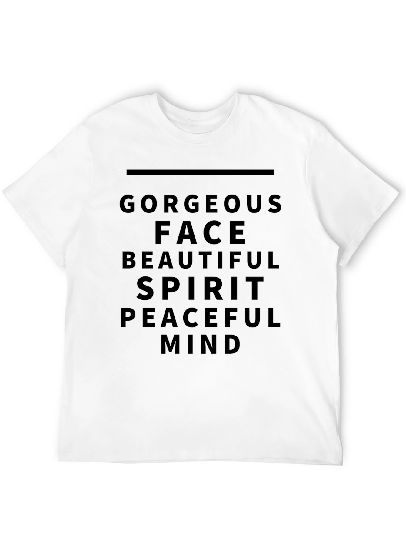 Gorgeous Face Graphic Print T-Shirt