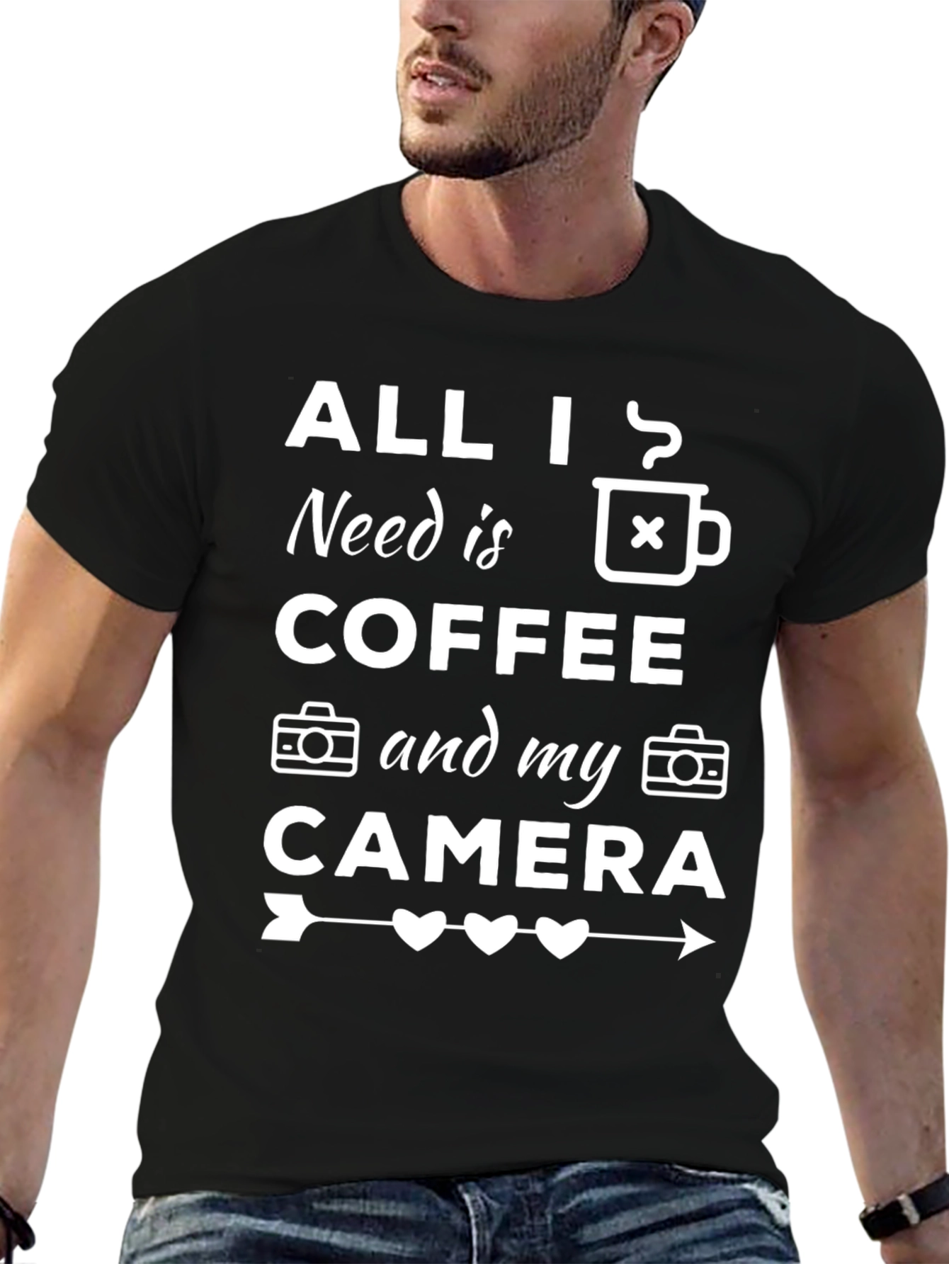 All I Need Is Coffee and My Camera T-Shirt