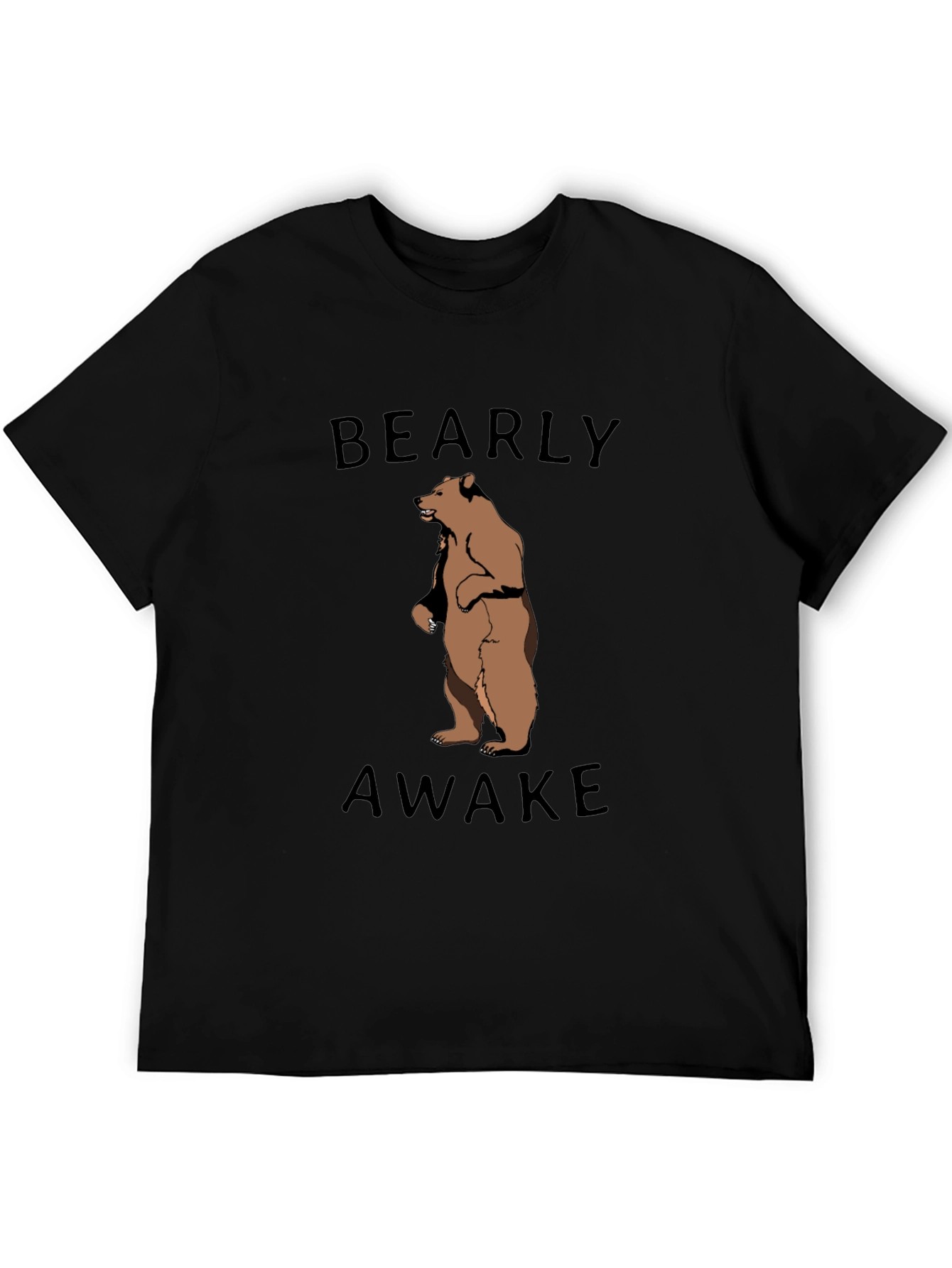 Bearly Awake Graphic Tee - Funny Animal Shirt