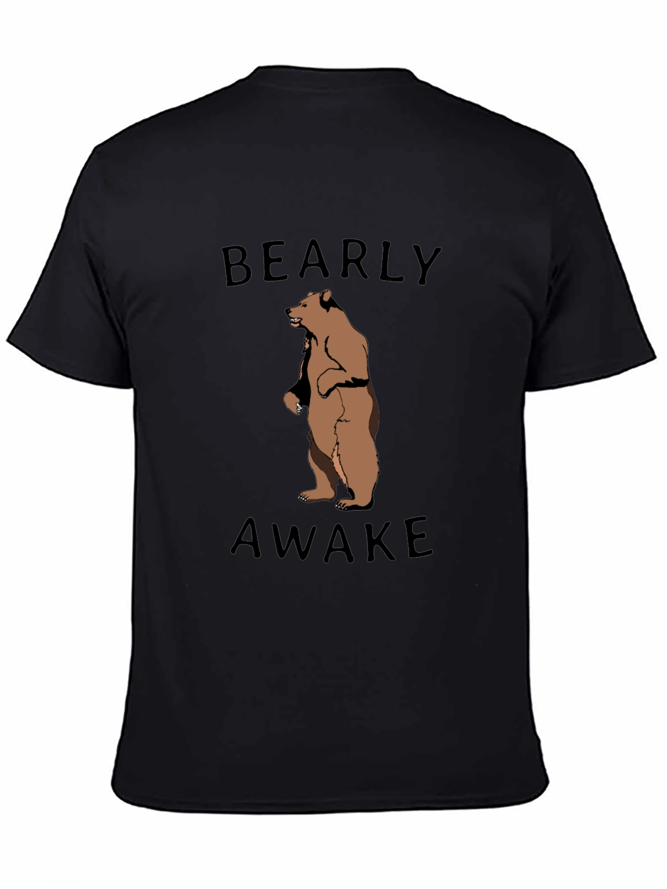 Bearly Awake Graphic Tee - Funny Animal Shirt