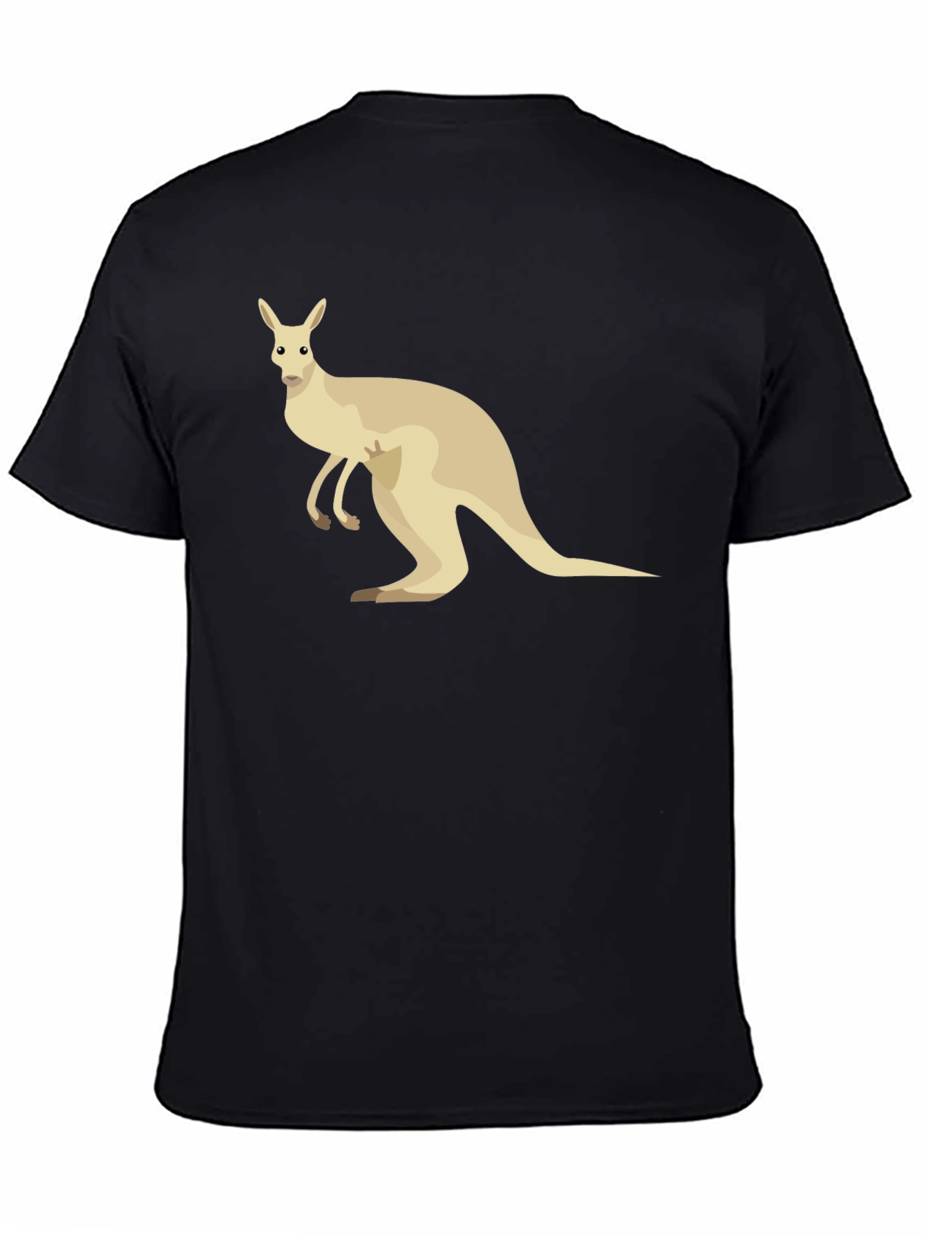 Kangaroo Graphic Tee - Casual Cotton T-Shirt