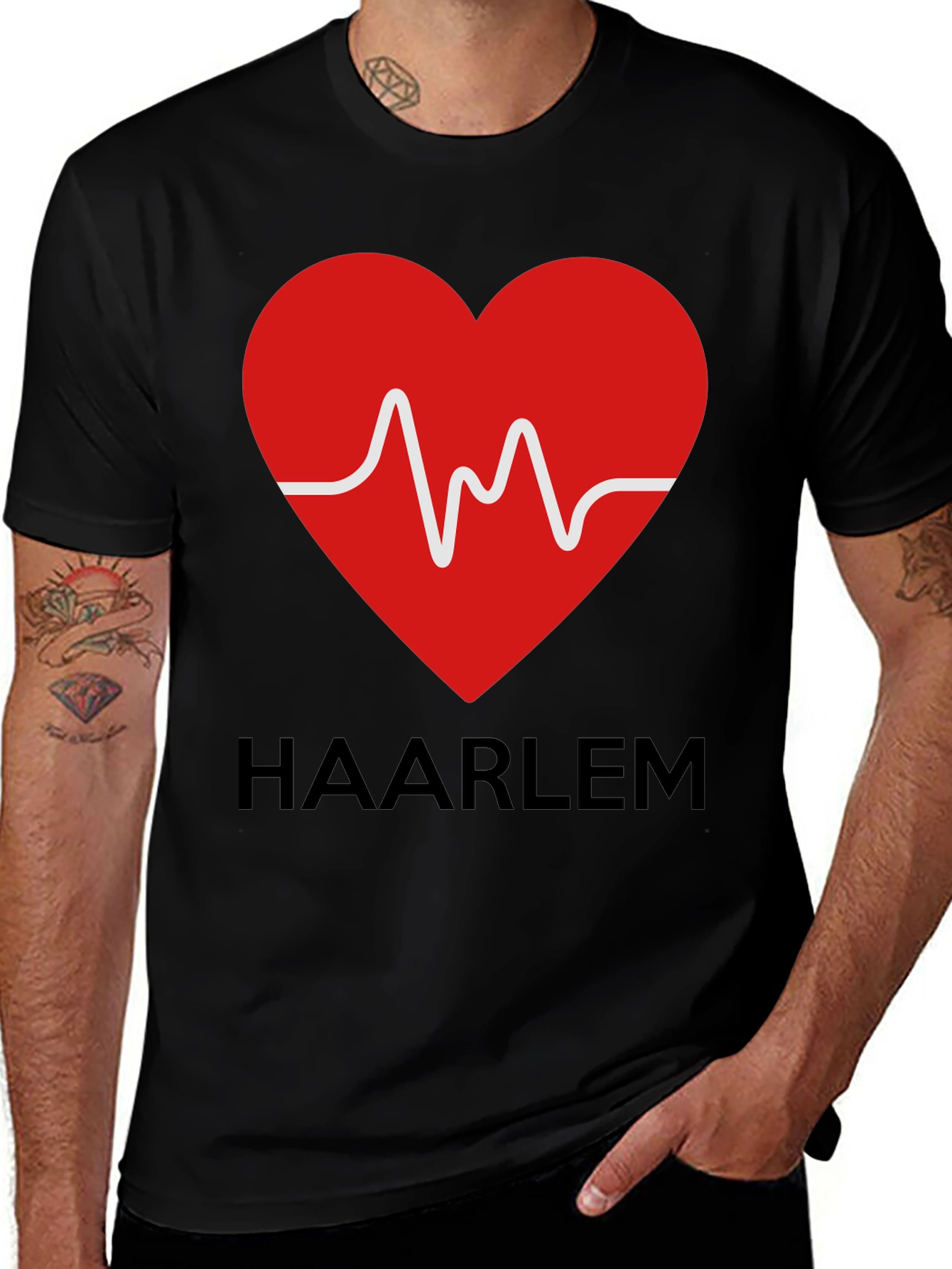 Haarlem Heartbeat T-Shirt - City Pride Tee
