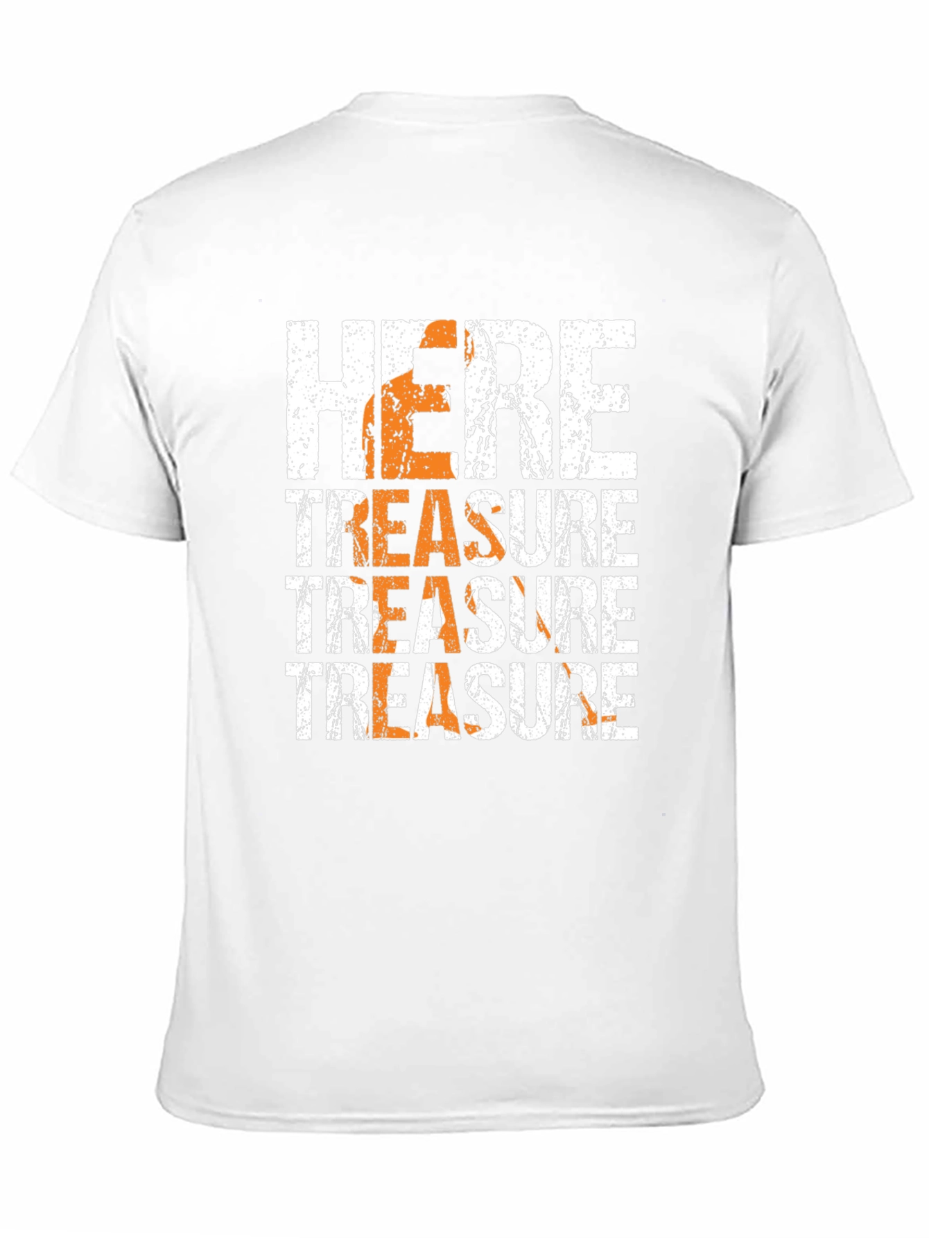 Here Treasure Graphic Print Black T-Shirt