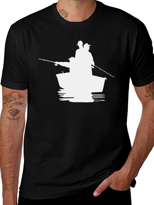 Fishing Boat Graphic Tee - Anglers T-Shirt
