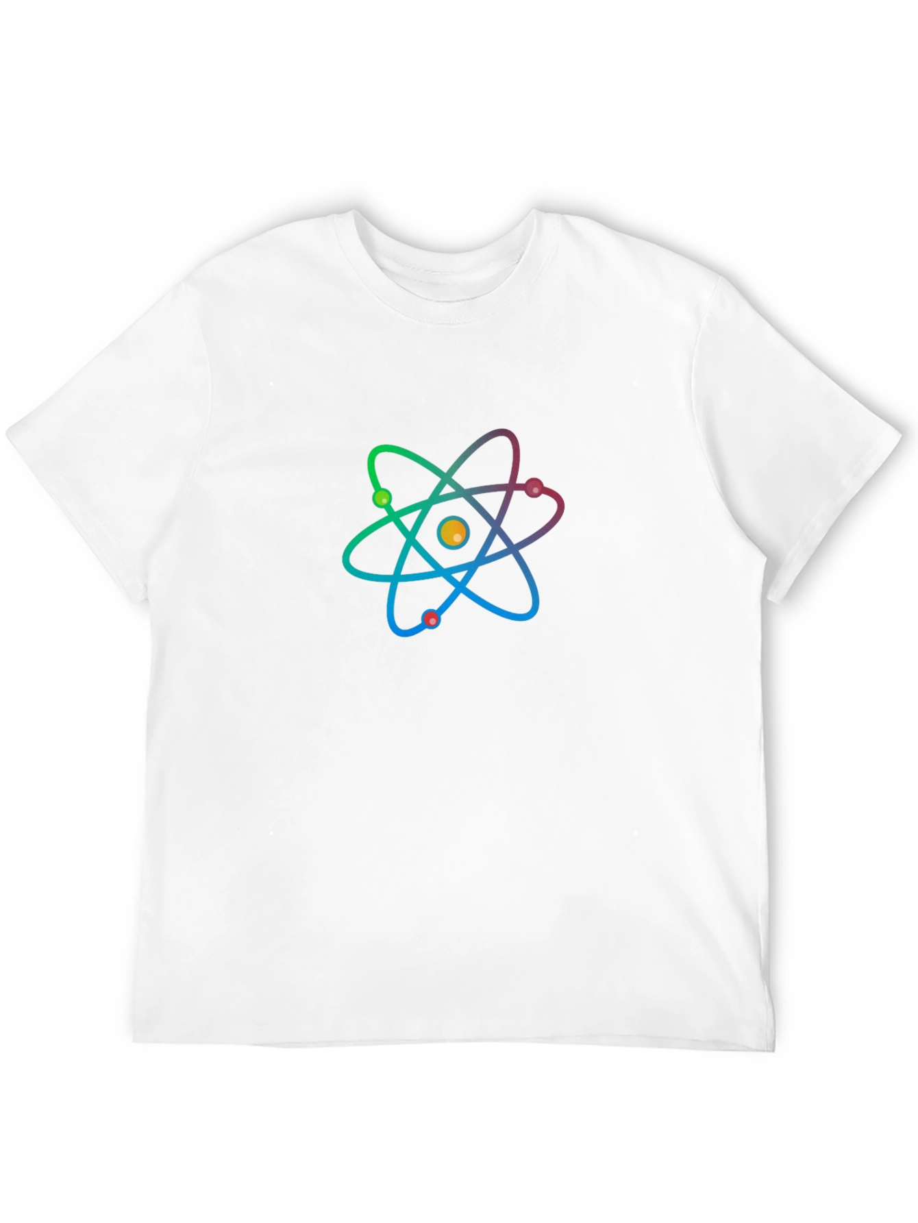 Atom Graphic Black T-Shirt - Science Style
