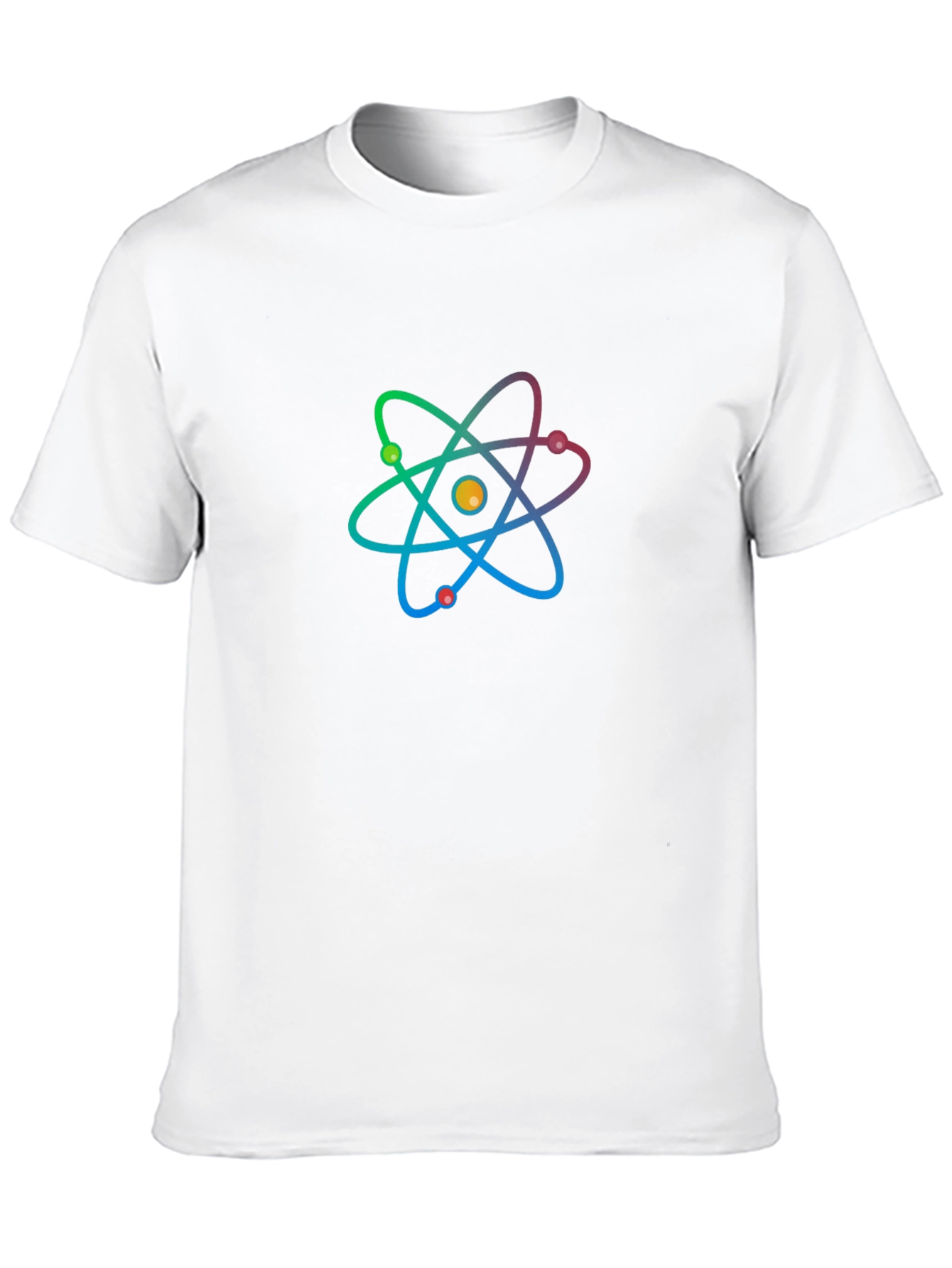 Atom Graphic Black T-Shirt - Science Style