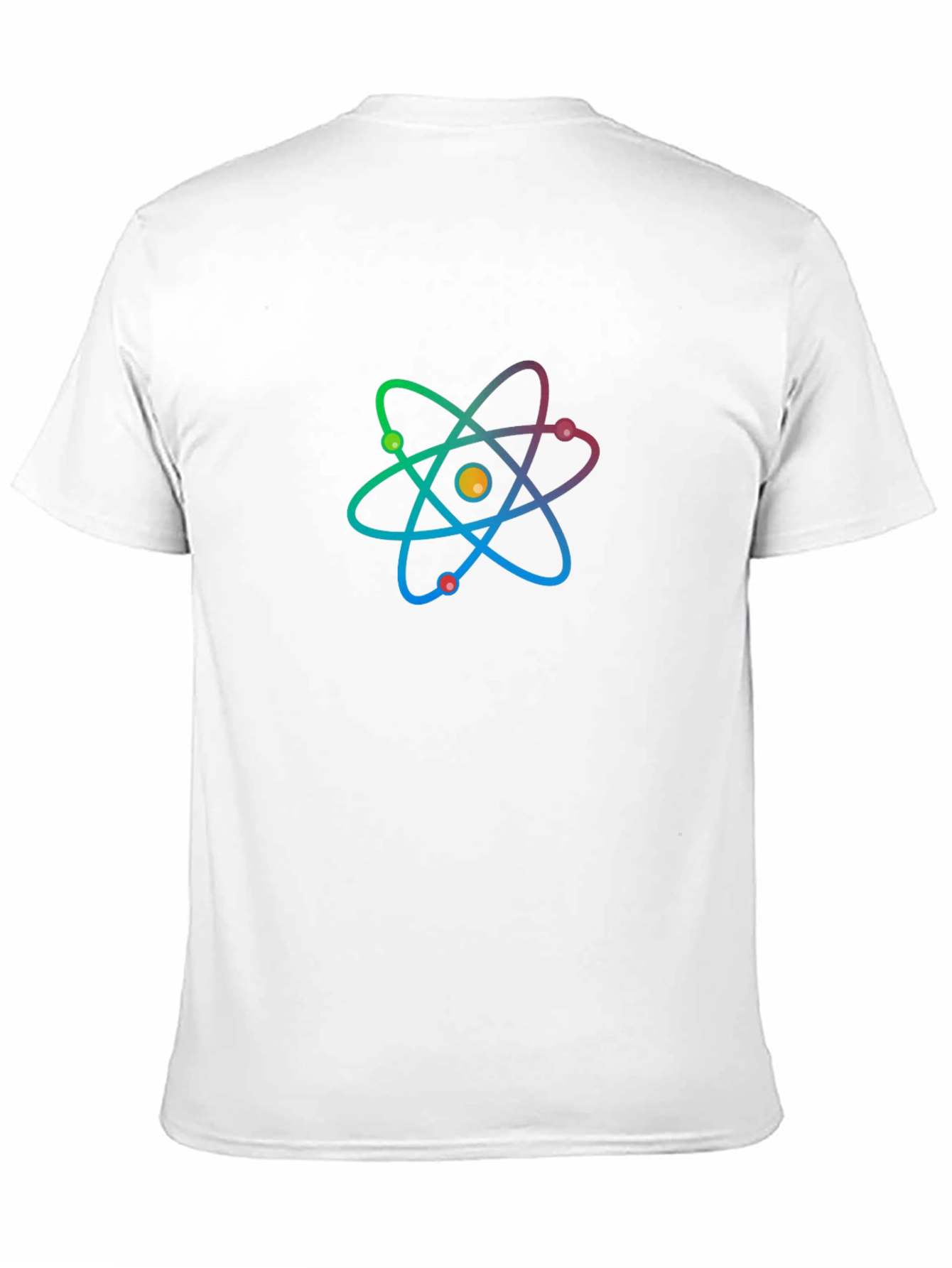 Atom Graphic Black T-Shirt - Science Style