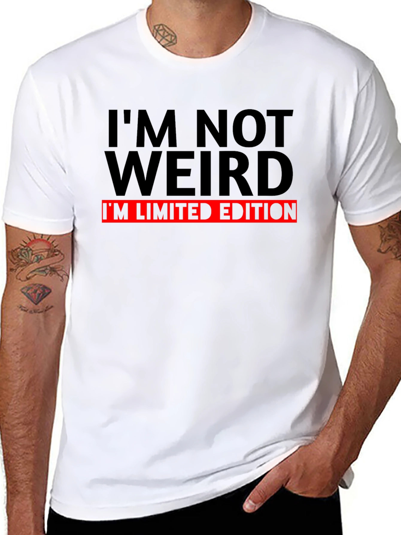 Im Not Weird Limited Edition Black T-Shirt
