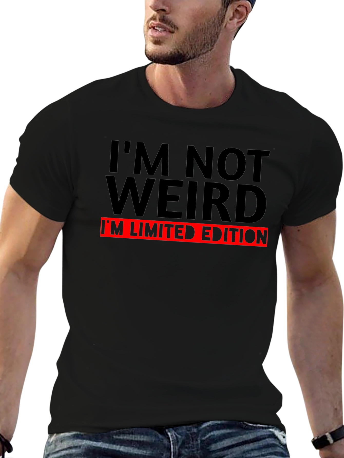 Im Not Weird Limited Edition Black T-Shirt