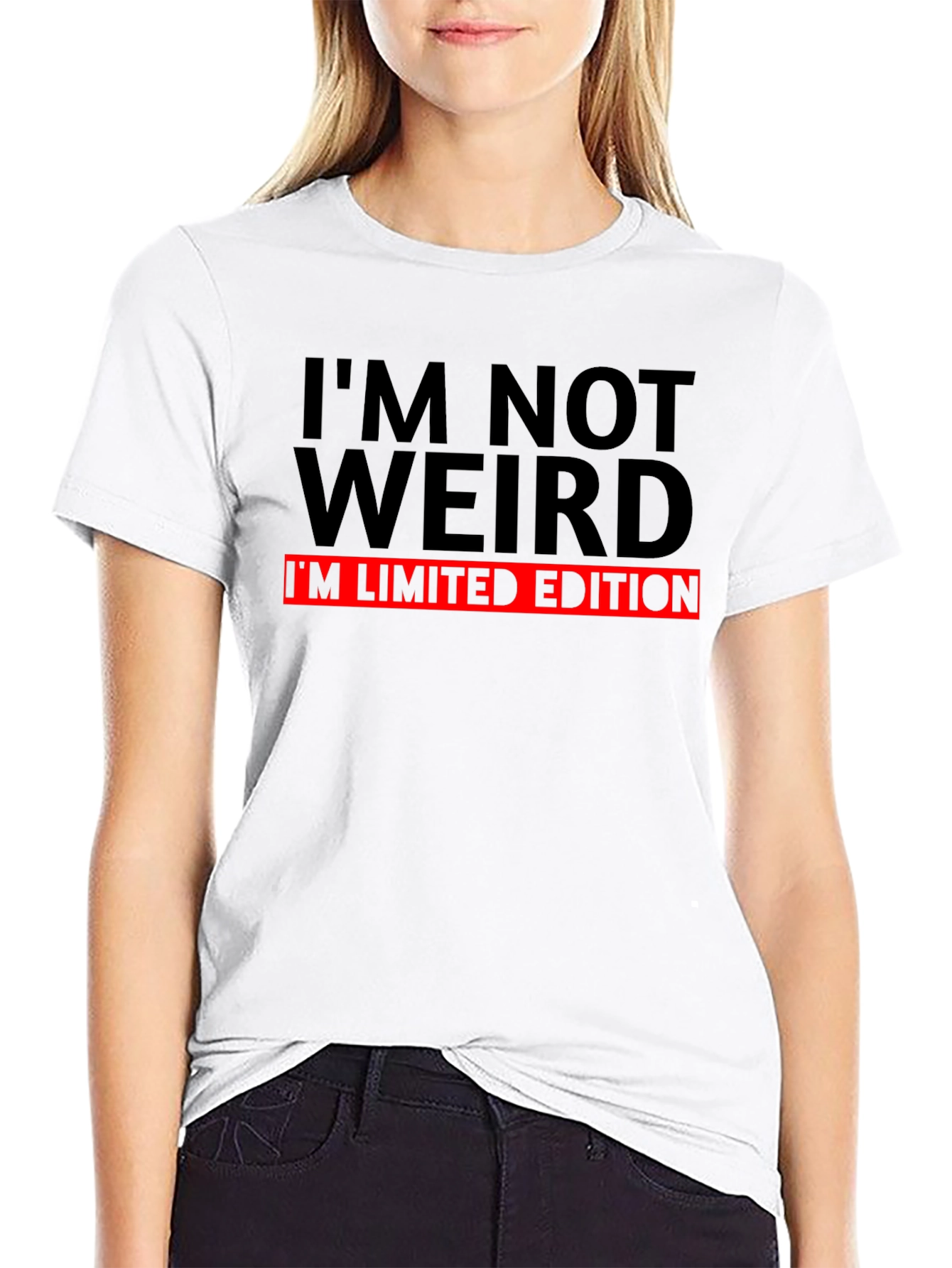 Im Not Weird Limited Edition Black T-Shirt