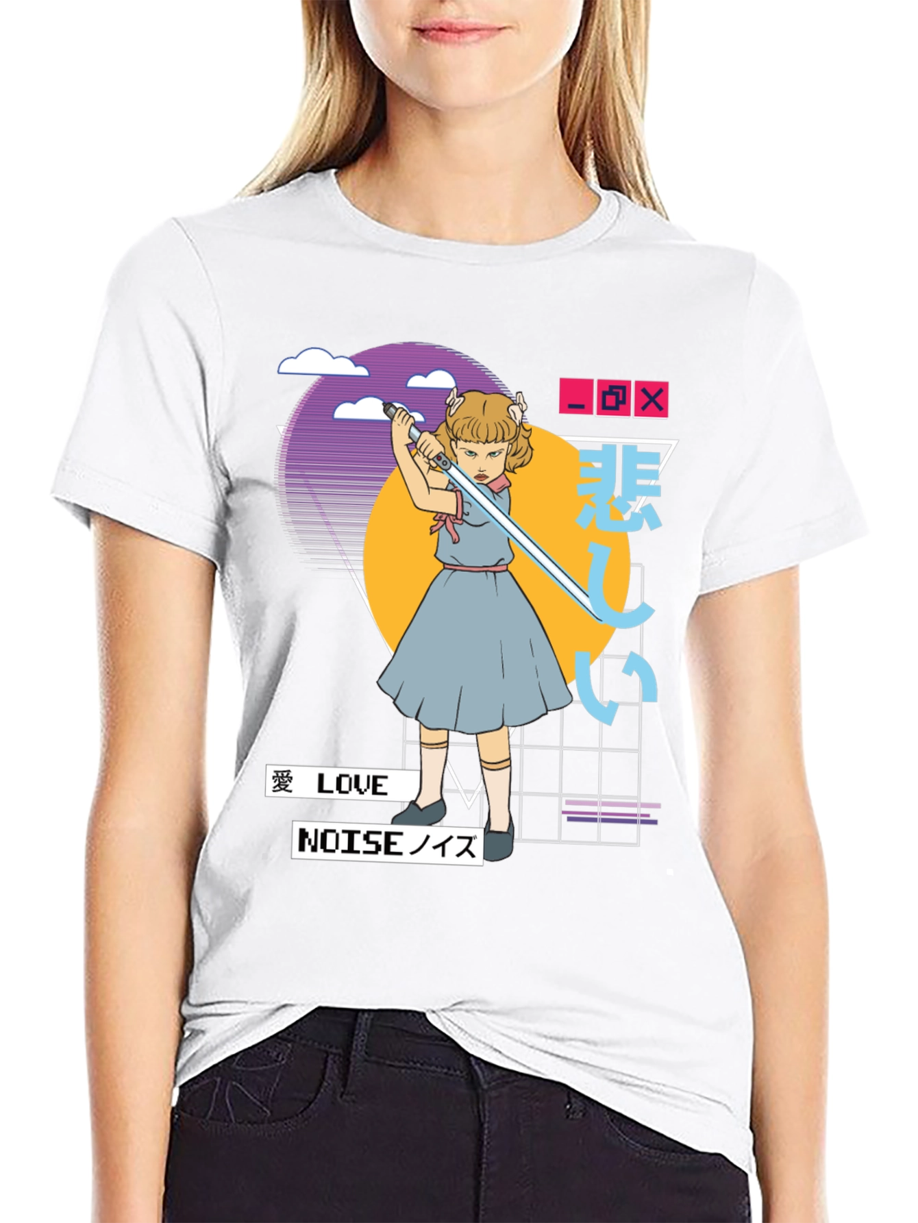 Synthwave Aesthetic T-Shirt - Edgy Vaporwave Tee
