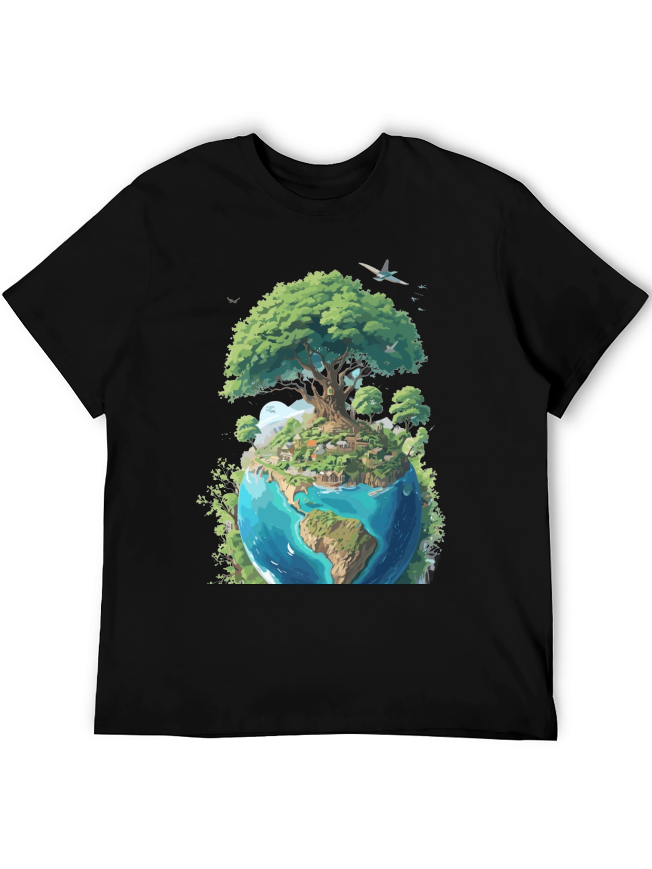 Earth Tree Graphic Tee - Eco Friendly Design