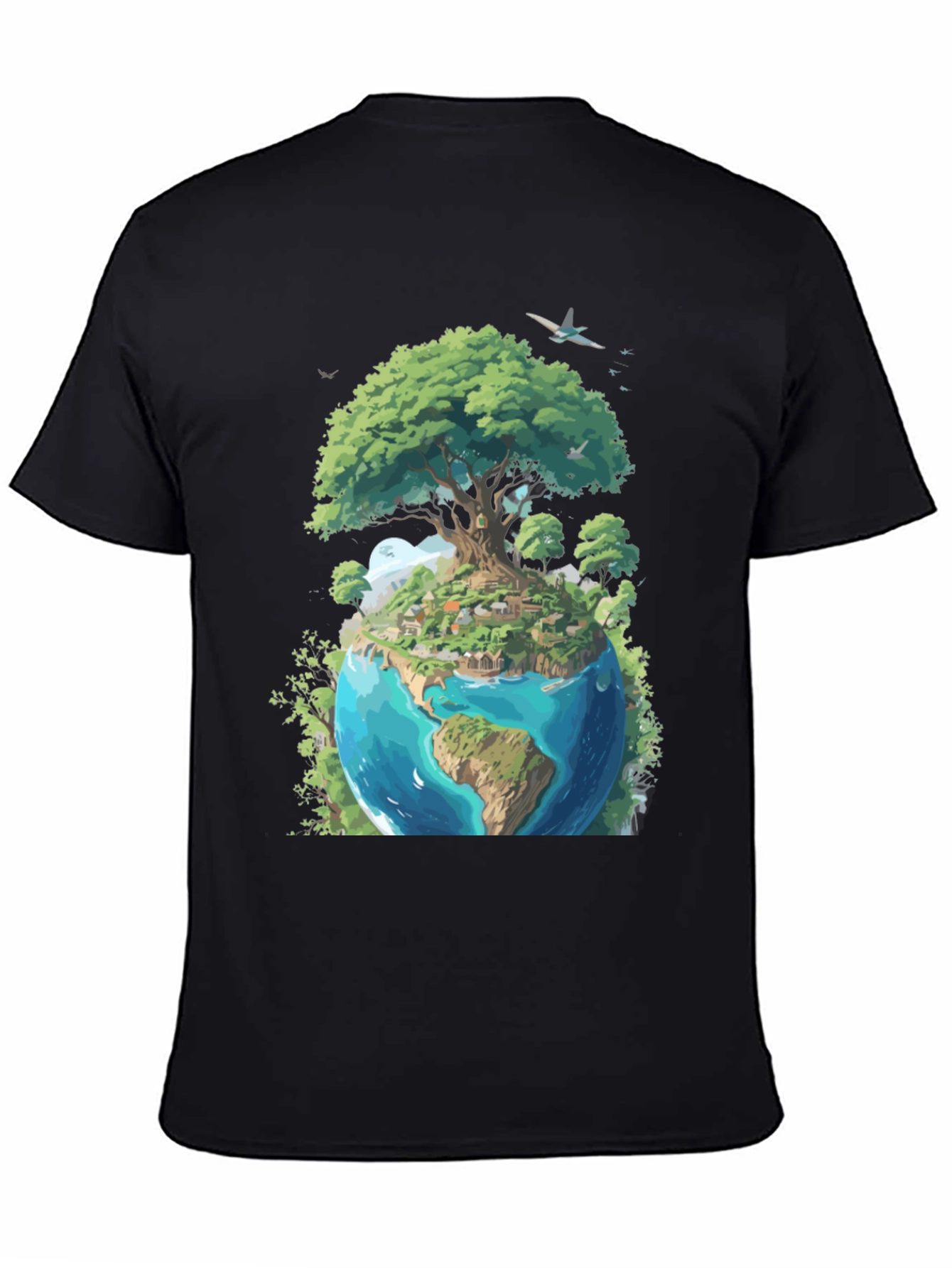 Earth Tree Graphic Tee - Eco Friendly Design