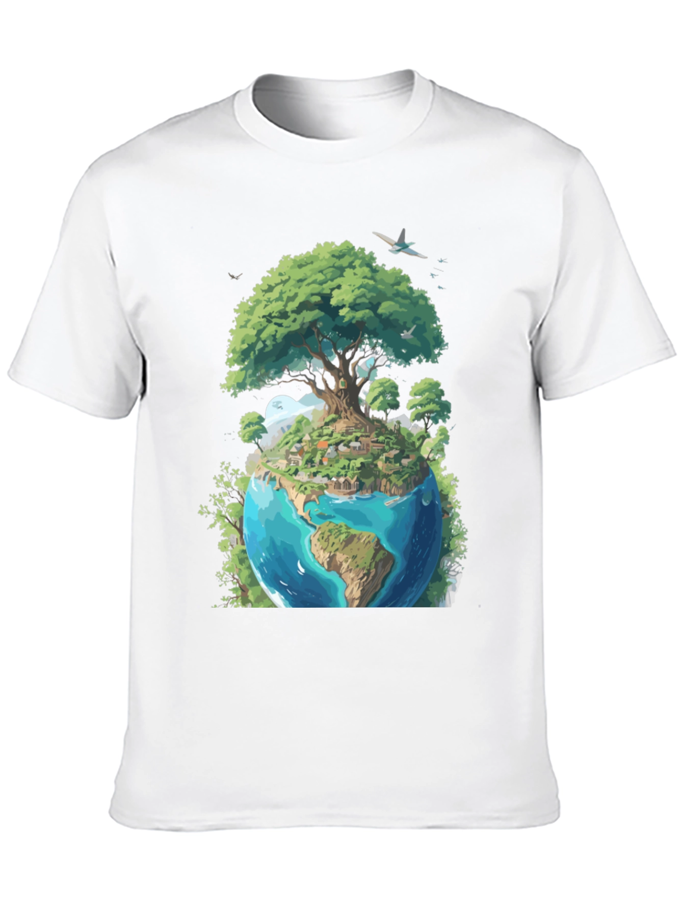 Earth Tree Graphic Tee - Eco Friendly Design