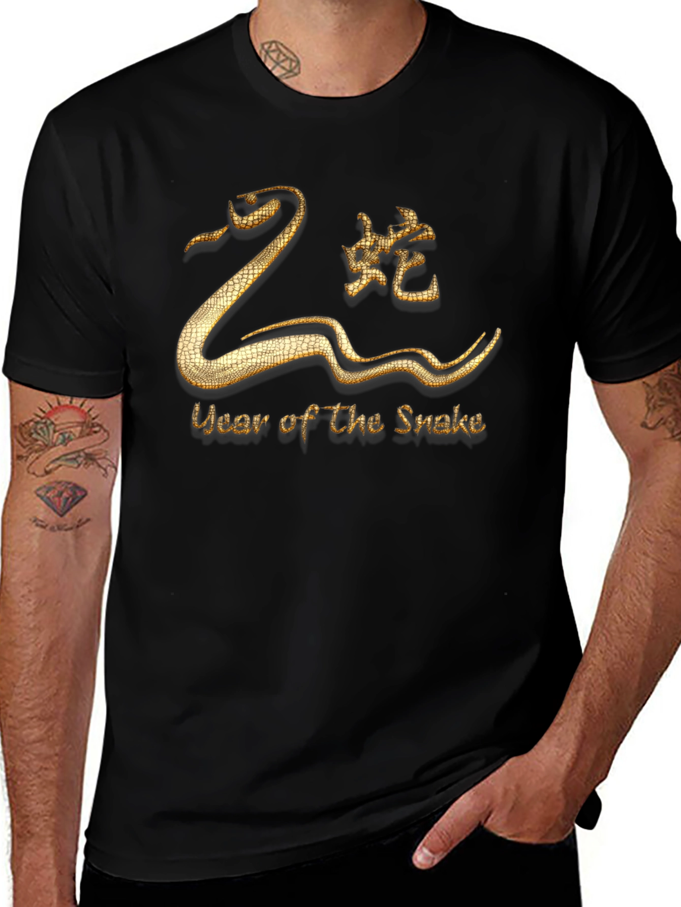 Year of the Snake Graphic T-Shirt - Lunar Zodiac