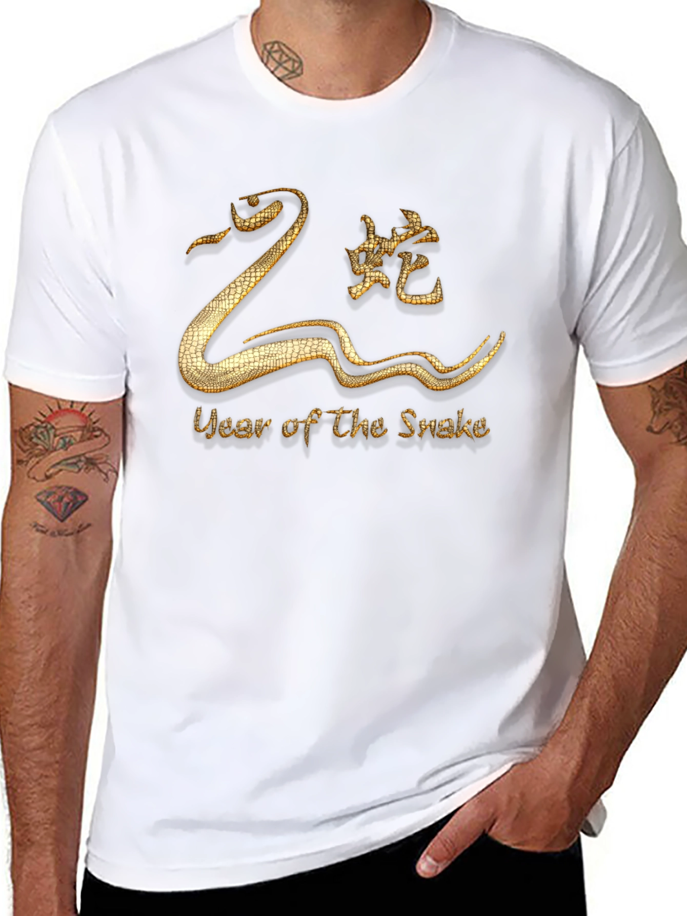 Year of the Snake Graphic T-Shirt - Lunar Zodiac