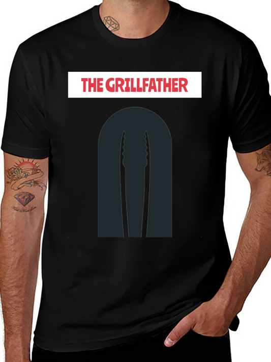 The Grillfather Funny Grilling T-Shirt