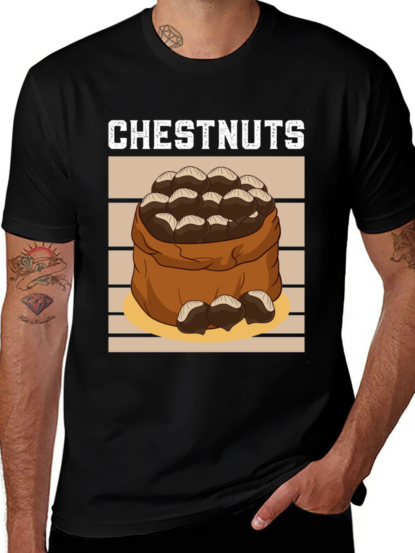 Chestnuts T-Shirt - Funny Fall Harvest Tee