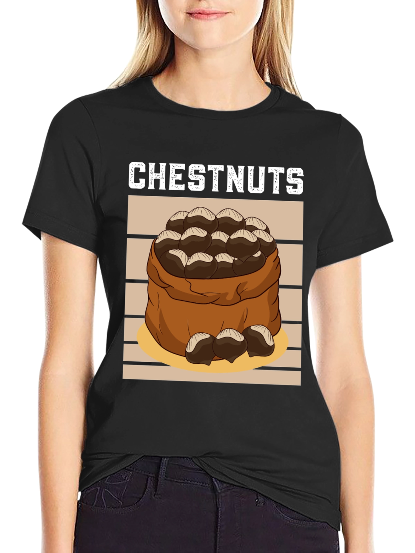 Chestnuts T-Shirt - Funny Fall Harvest Tee
