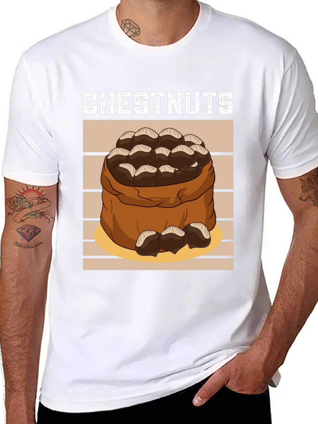 Chestnuts T-Shirt - Funny Fall Harvest Tee