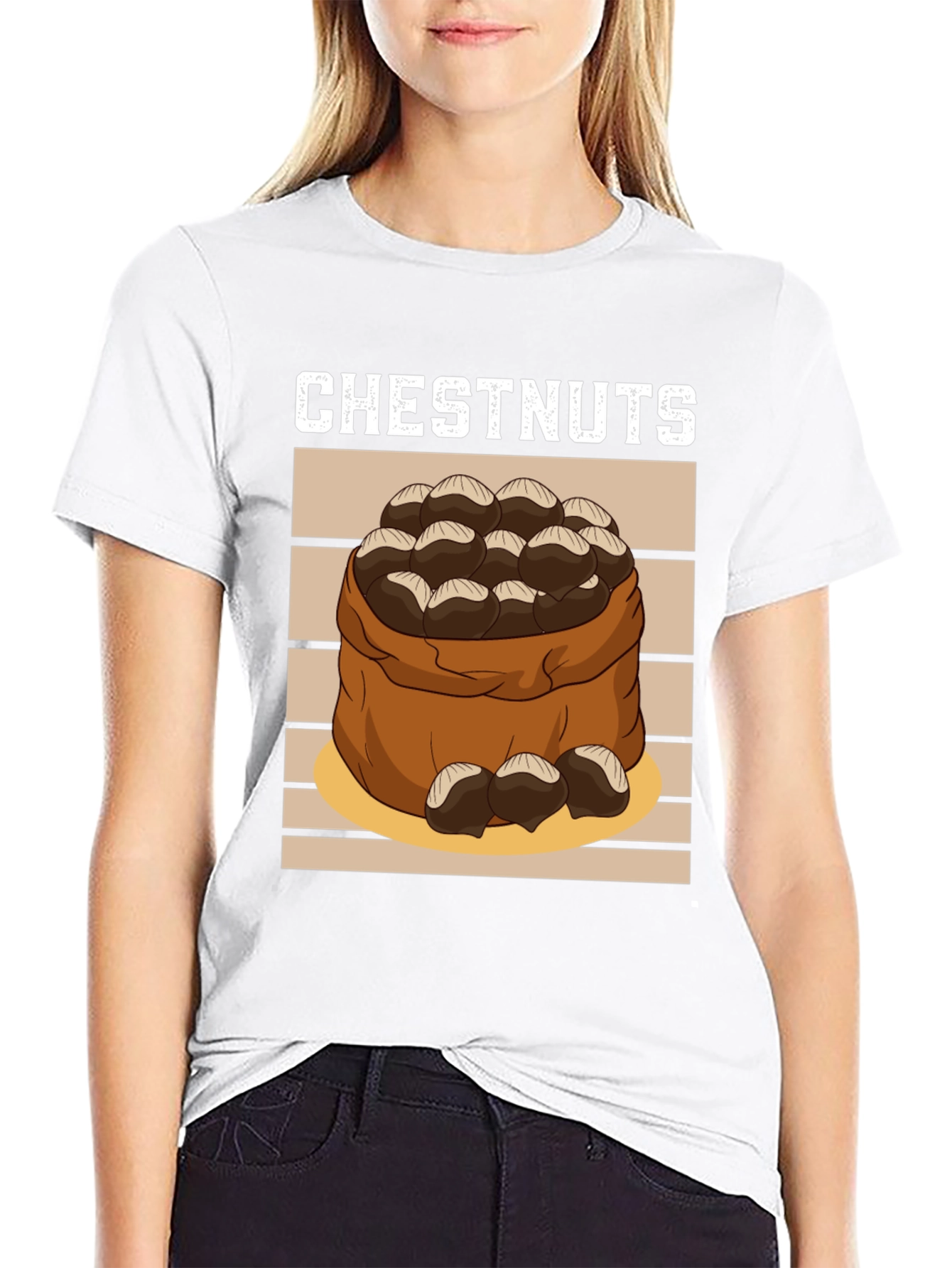 Chestnuts T-Shirt - Funny Fall Harvest Tee