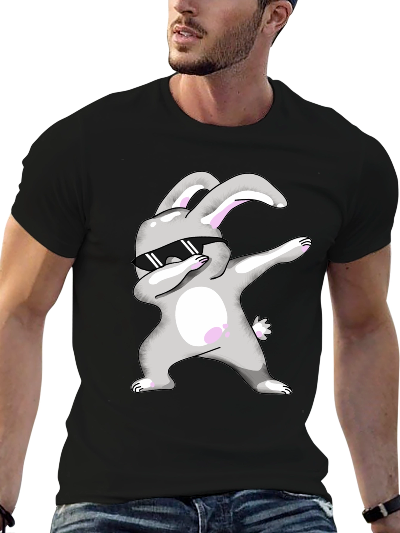 Dabbing Easter Bunny T-Shirt - Cool & Festive!