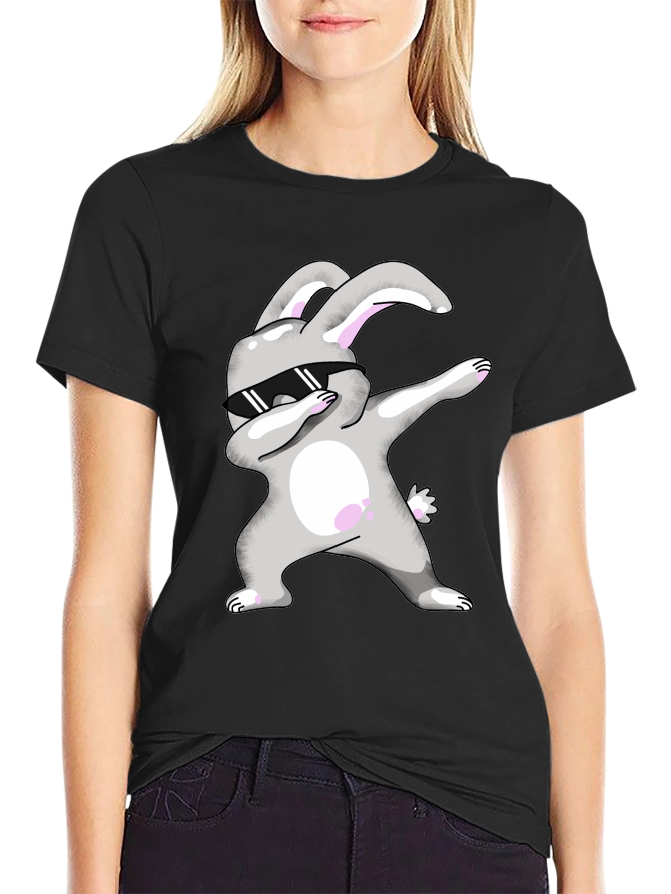 Dabbing Easter Bunny T-Shirt - Cool & Festive!