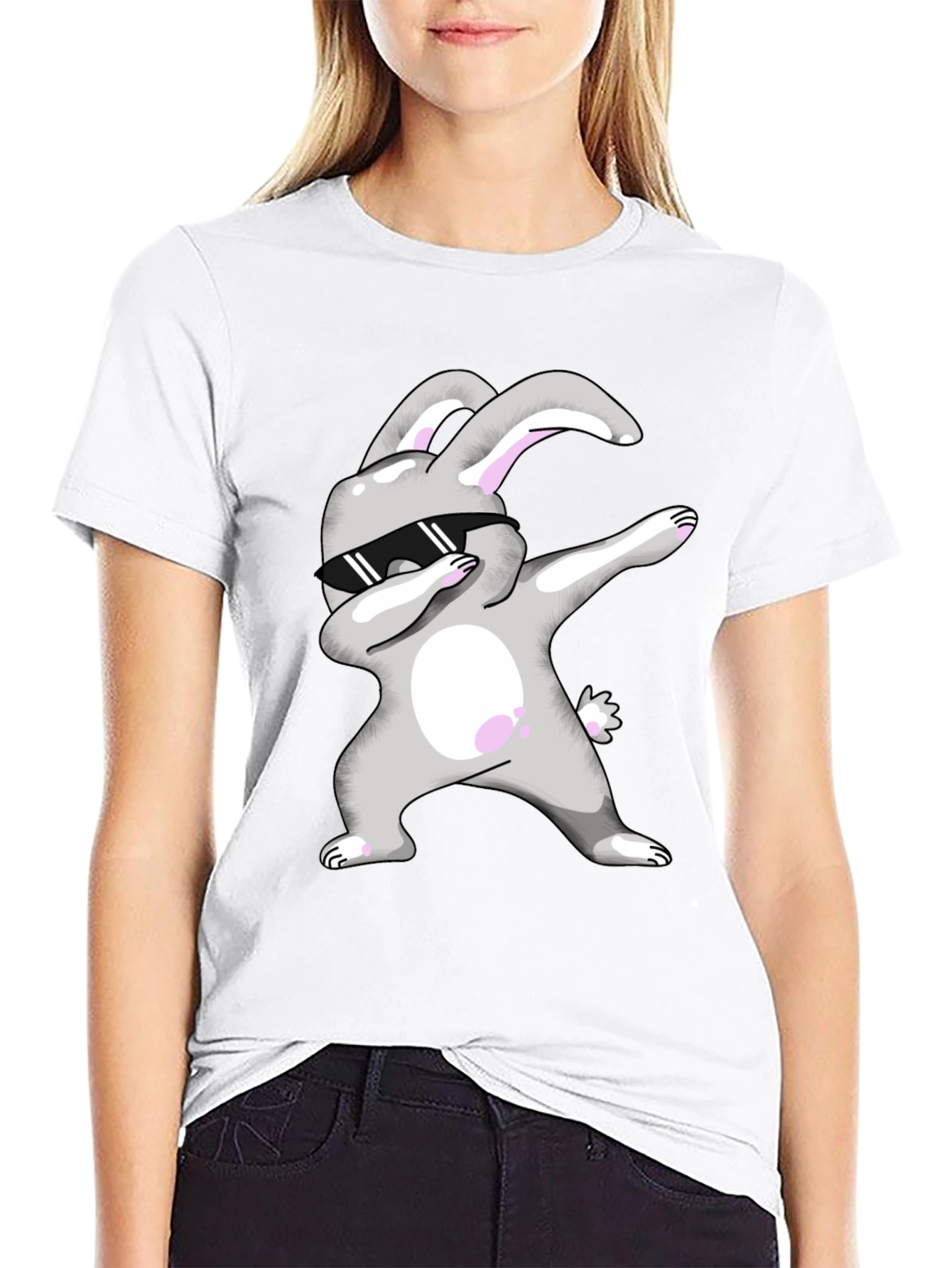 Dabbing Easter Bunny T-Shirt - Cool & Festive!