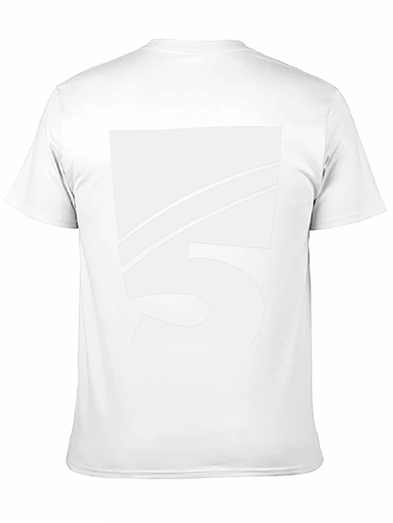 Bold Number 5 Graphic Tee - Black