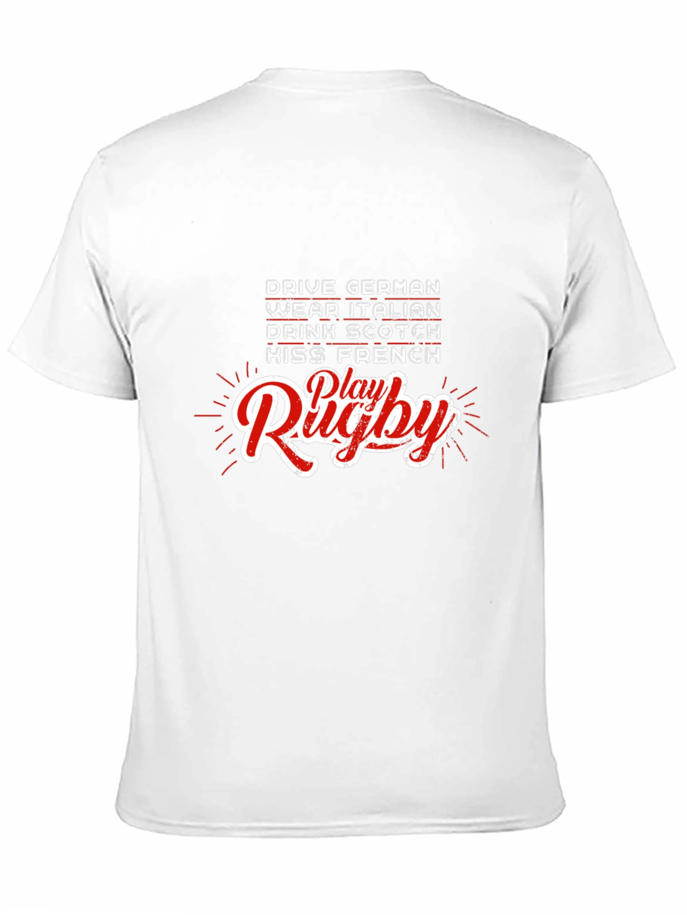 Rugby T-Shirt: Drive German Play Rugby