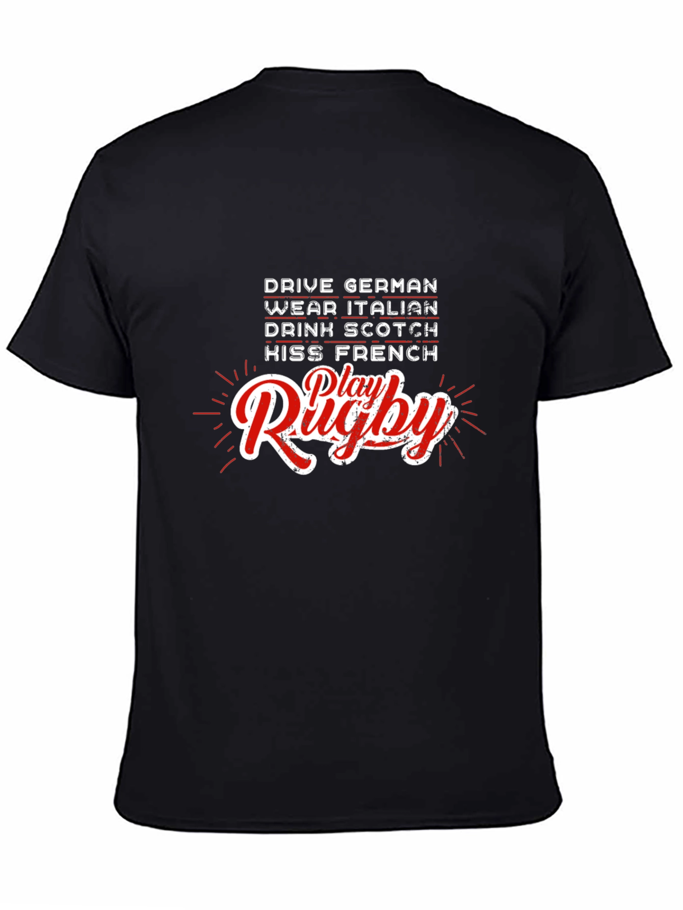 Rugby T-Shirt: Drive German Play Rugby