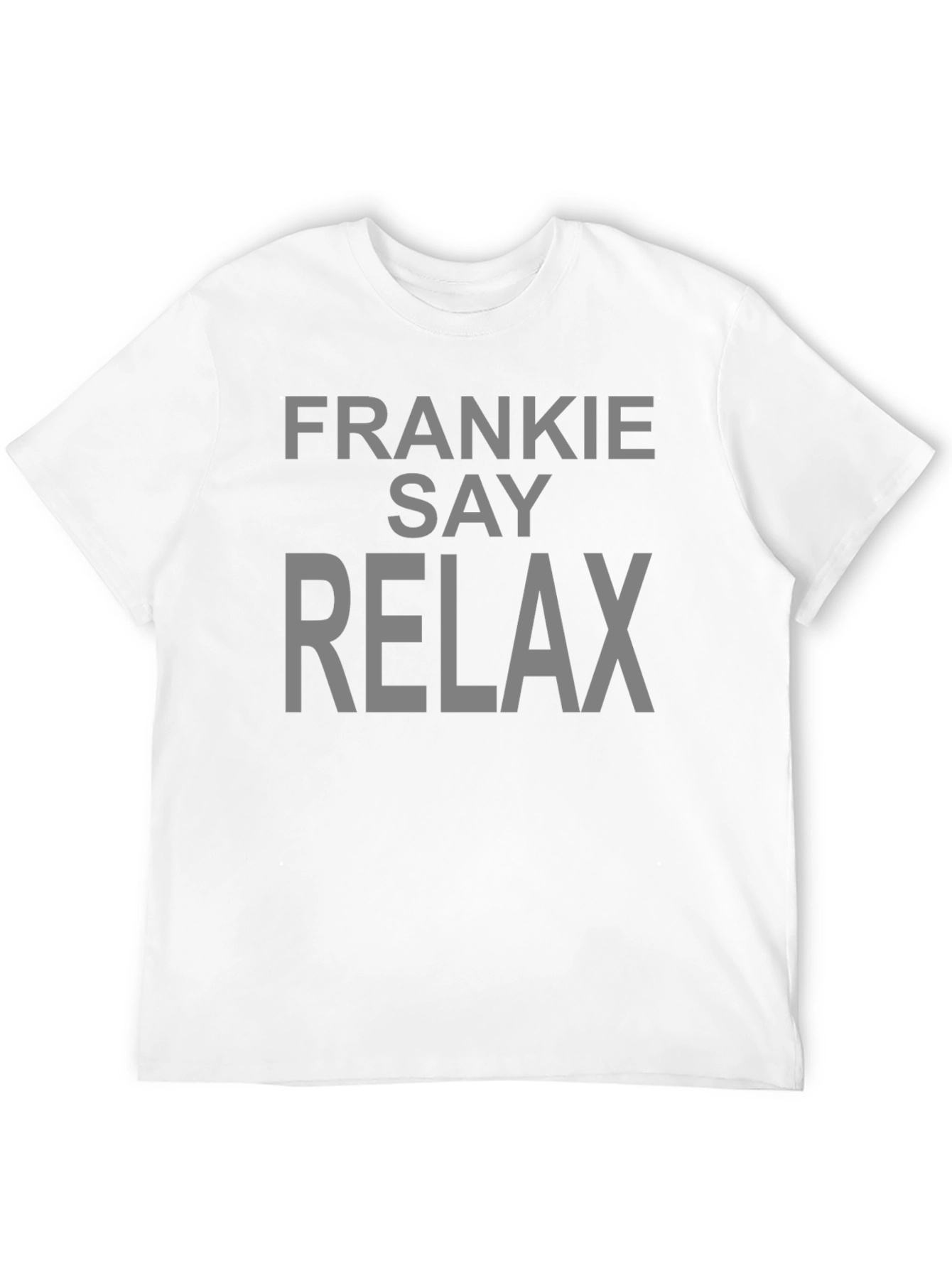Frankie Say Relax Graphic Tee - Black Cotton T-Shirt