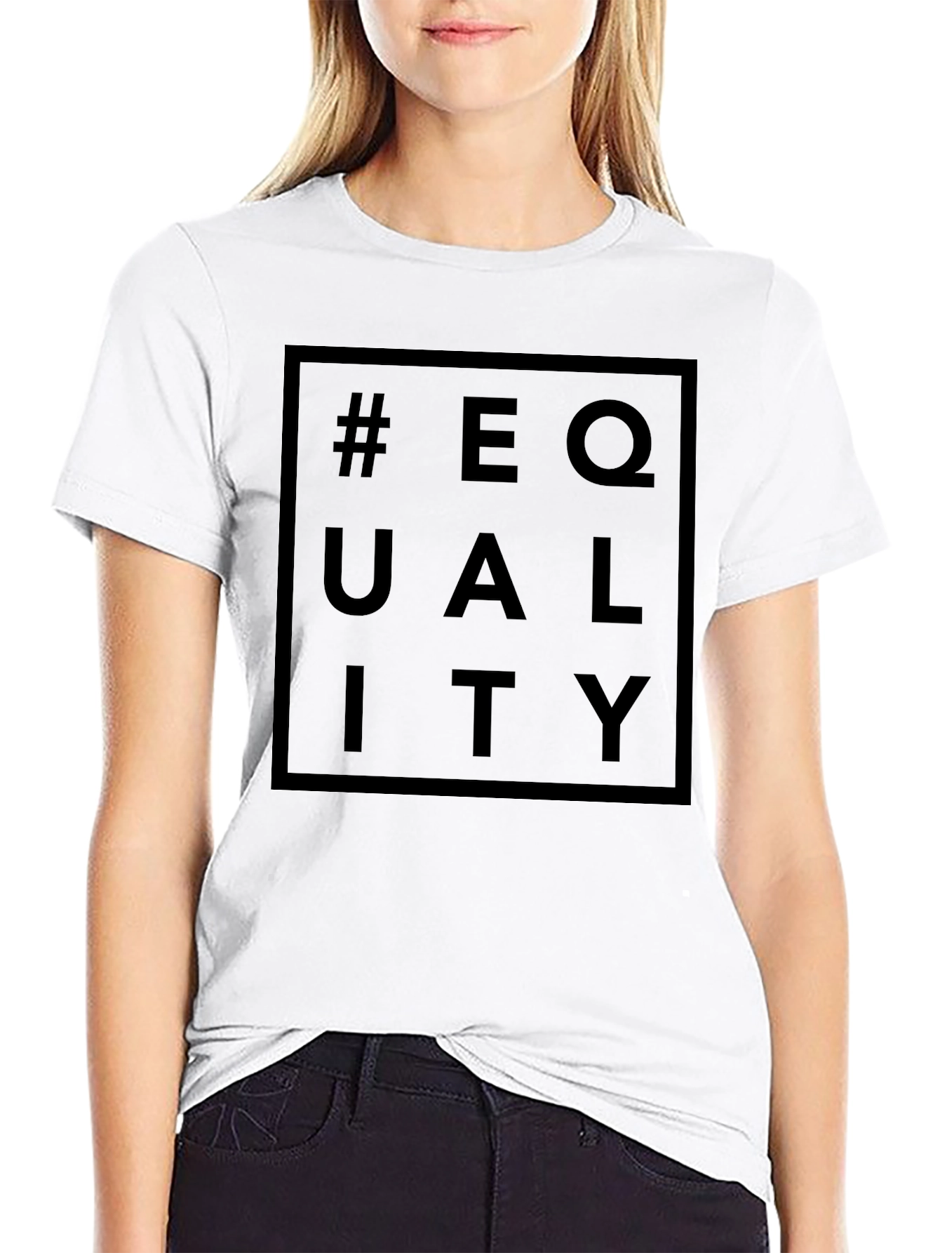 Equality Graphic Tee - Black Unisex T-Shirt