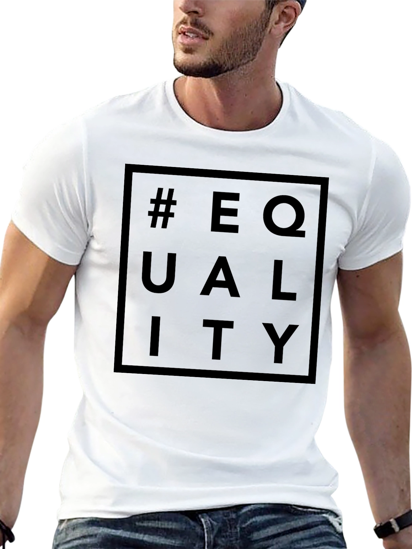 Equality Graphic Tee - Black Unisex T-Shirt