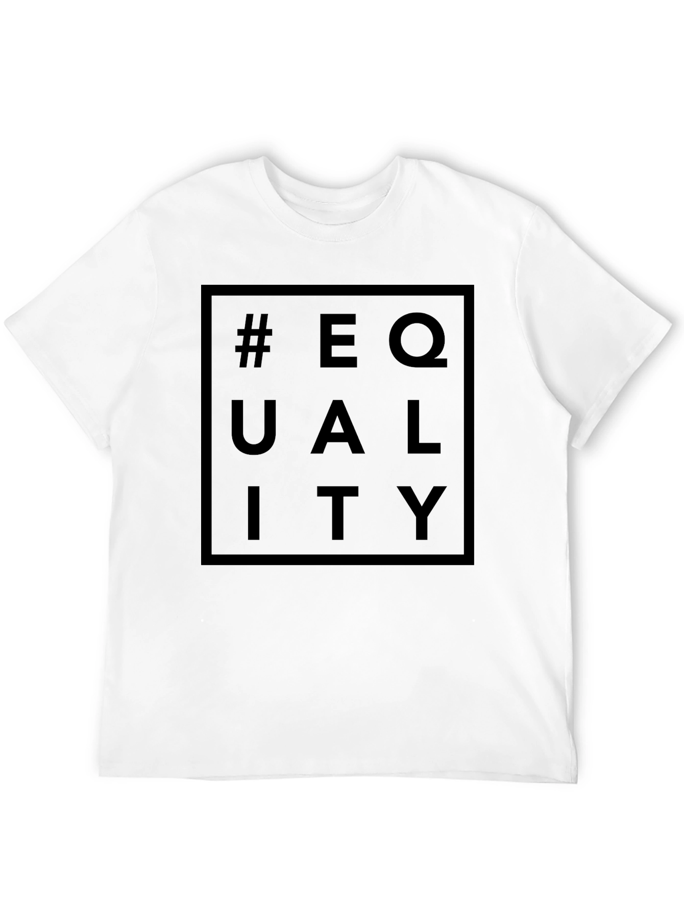 Equality Graphic Tee - Black Unisex T-Shirt