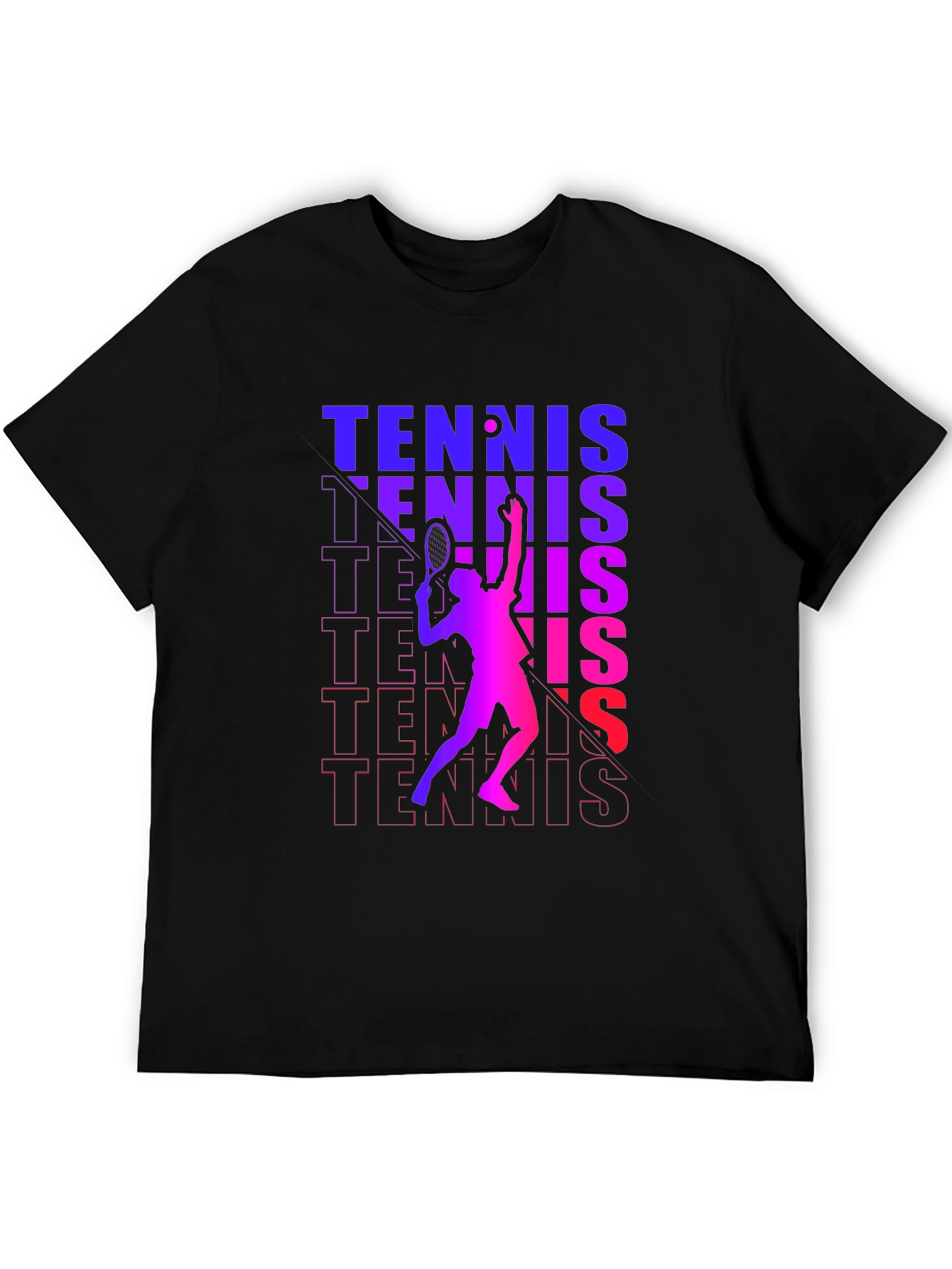Tennis Player Graphic Tee - Serve Up Style