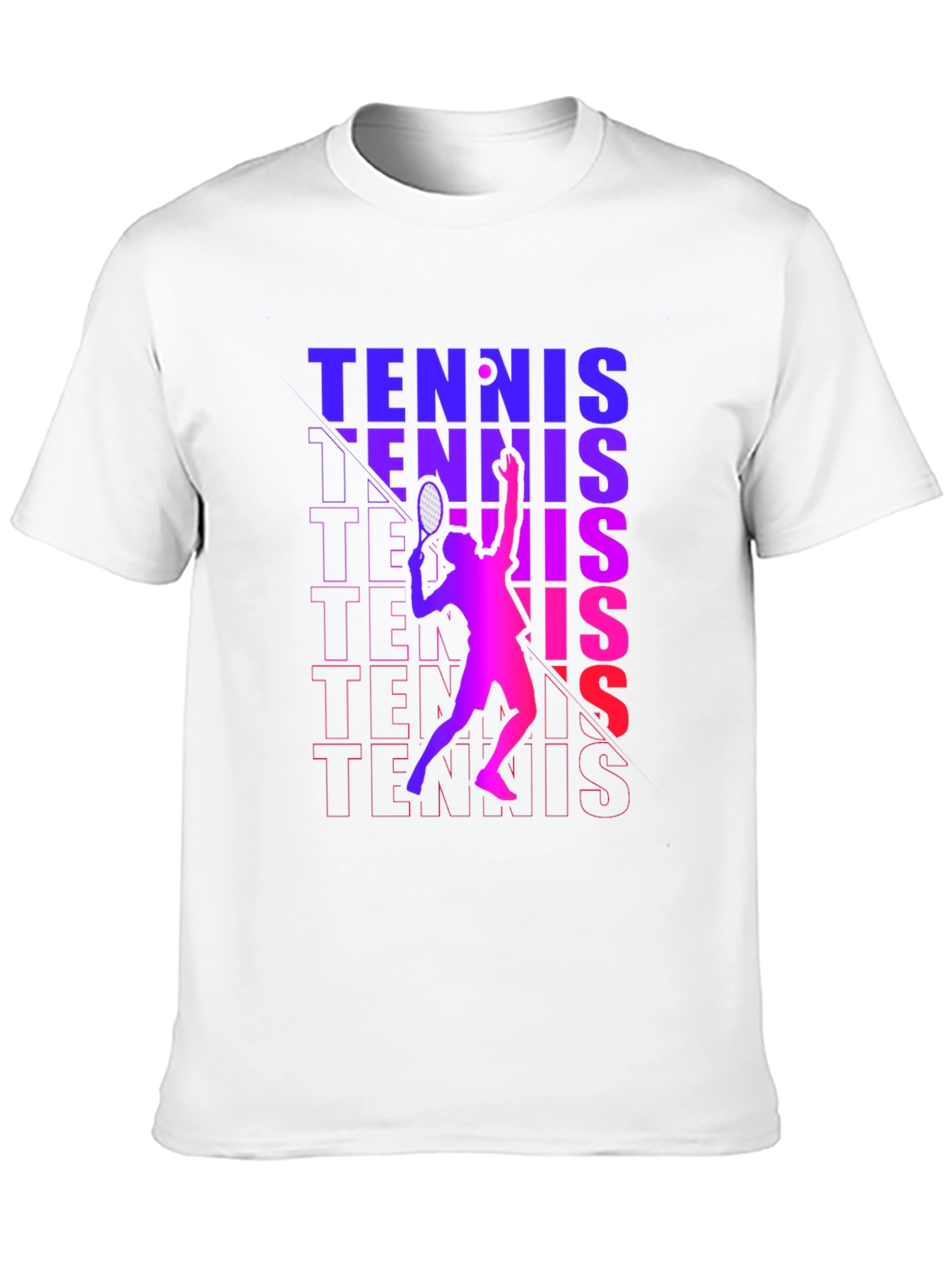 Tennis Player Graphic Tee - Serve Up Style